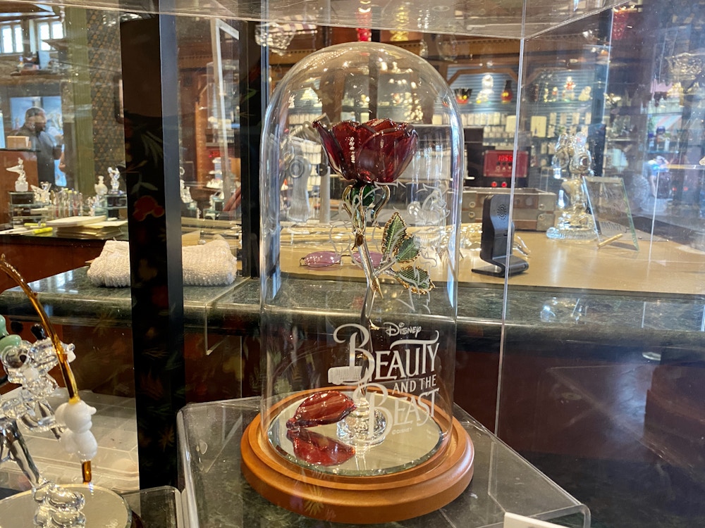 Beauty and the beast glass rose