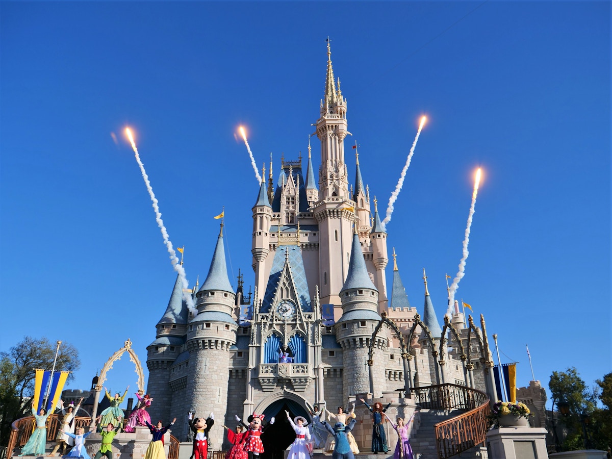 Cinderella Castle at Opening