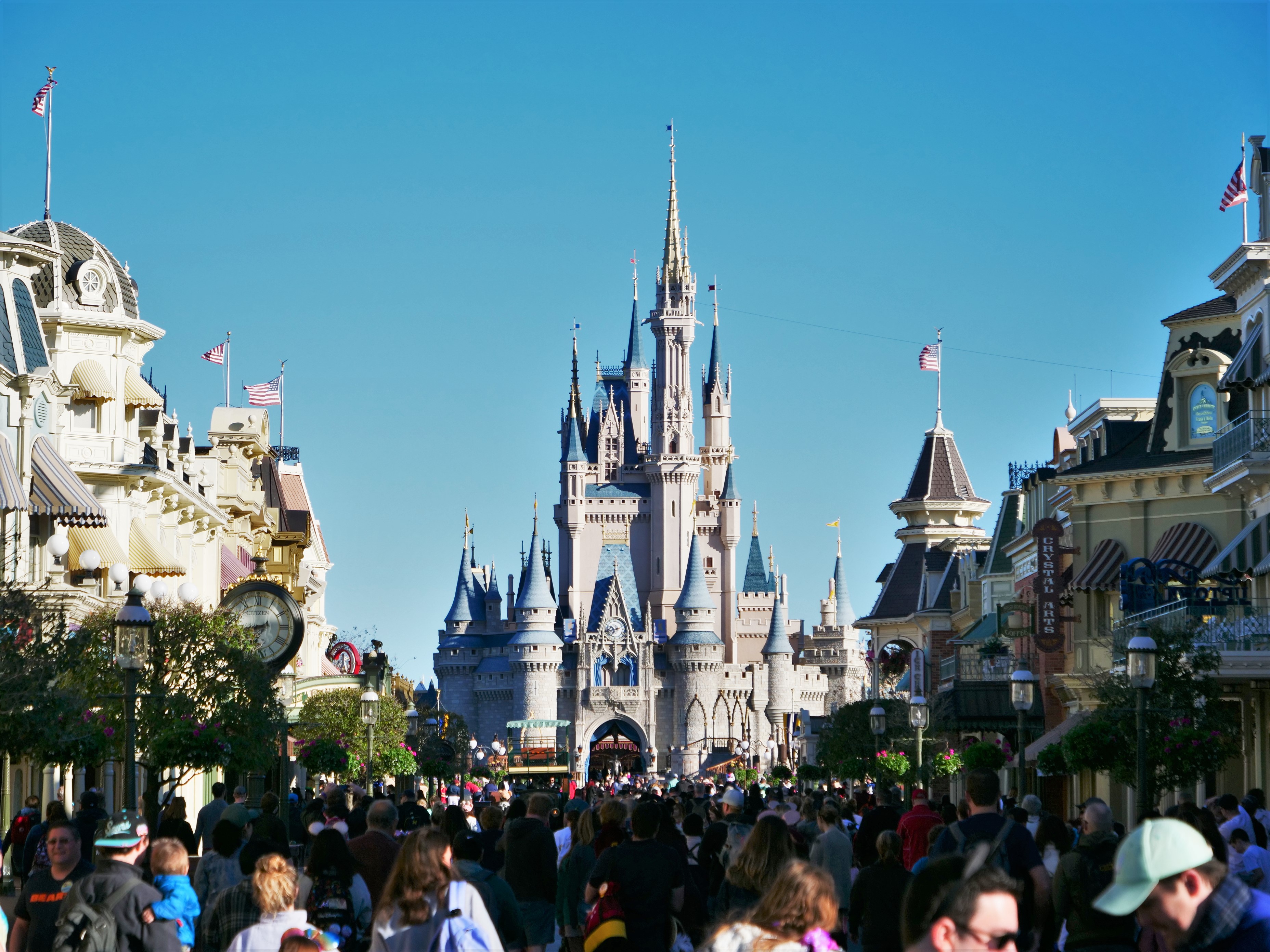Cinderella Castle from Main Street