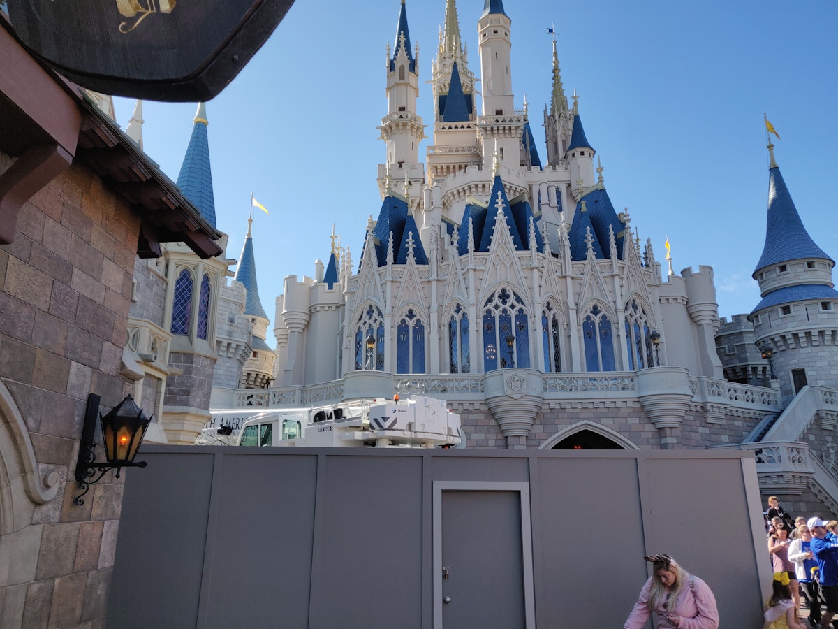 Cinderella Castle Backside Walls