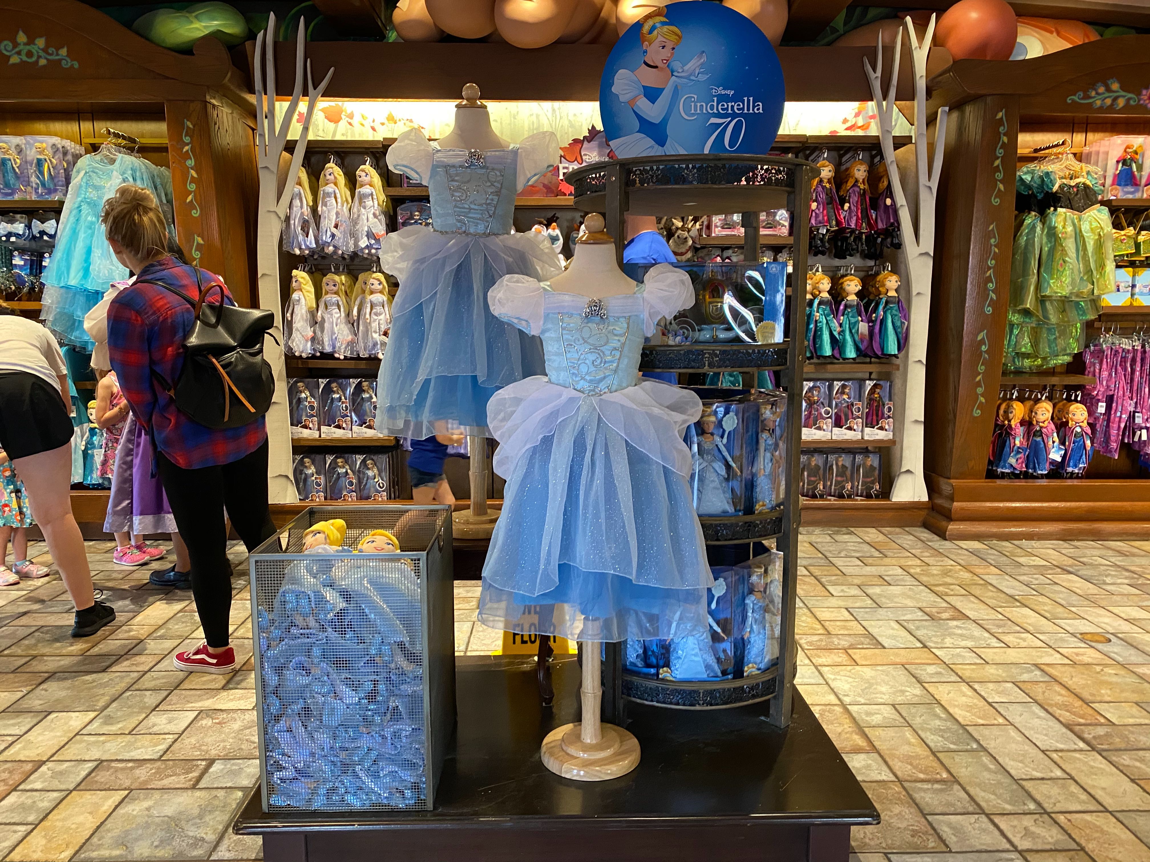 cinderella 70 anniversary display