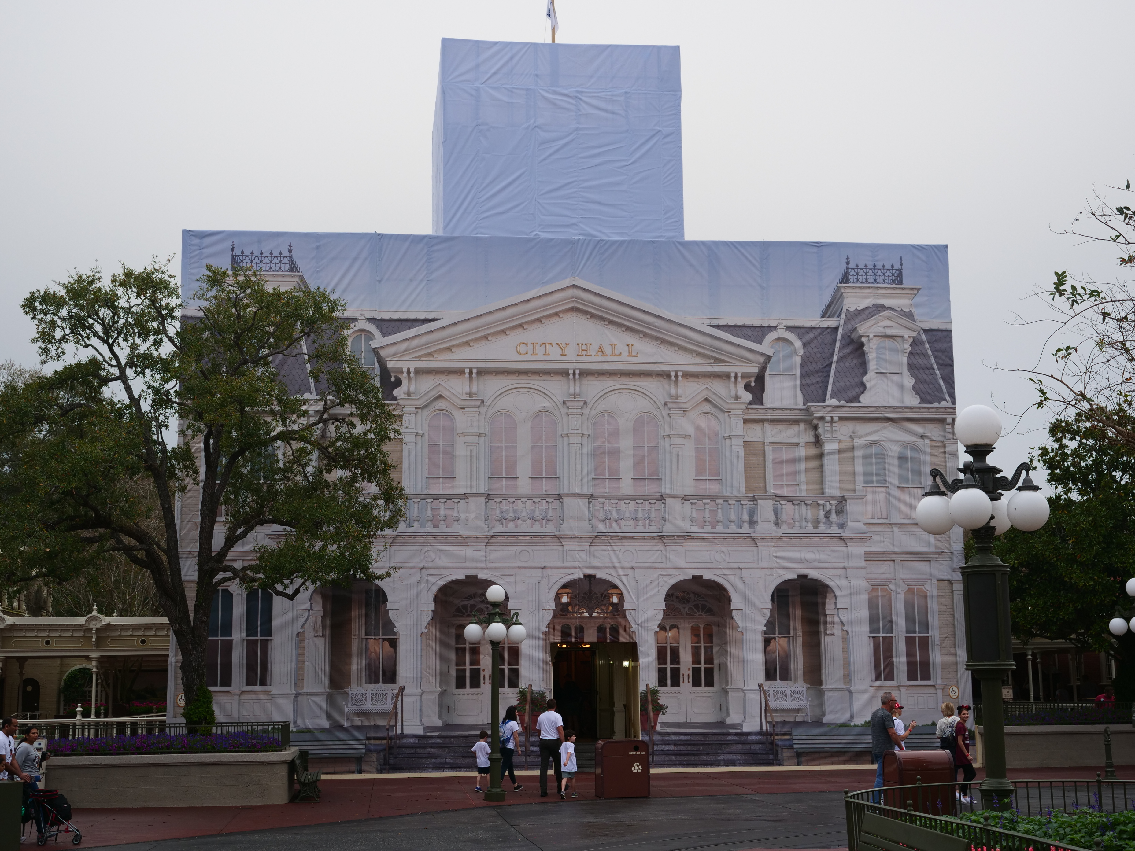 City Hall Themed Scrim