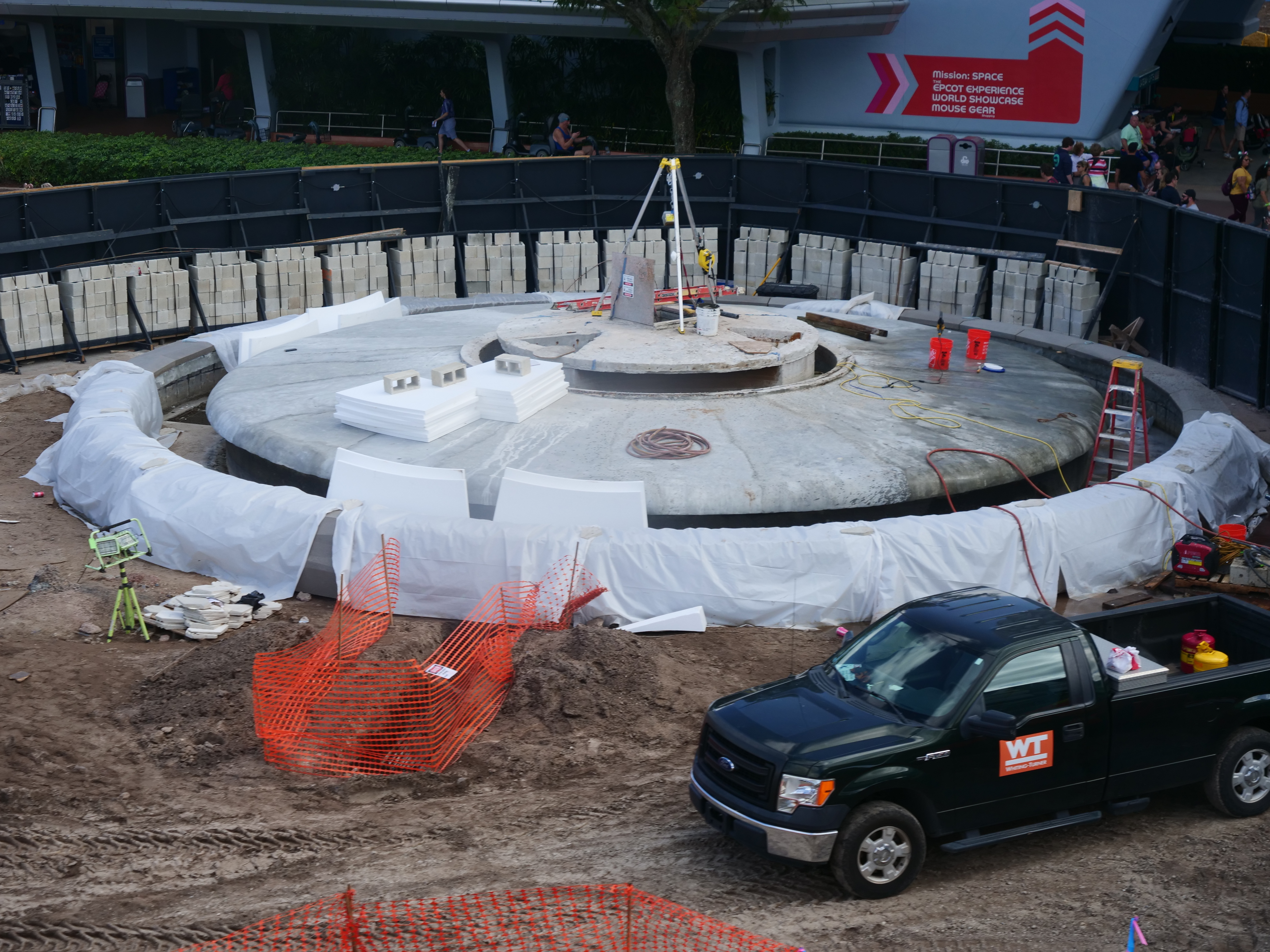 EPCOT Entrance Fountain Refurbishment