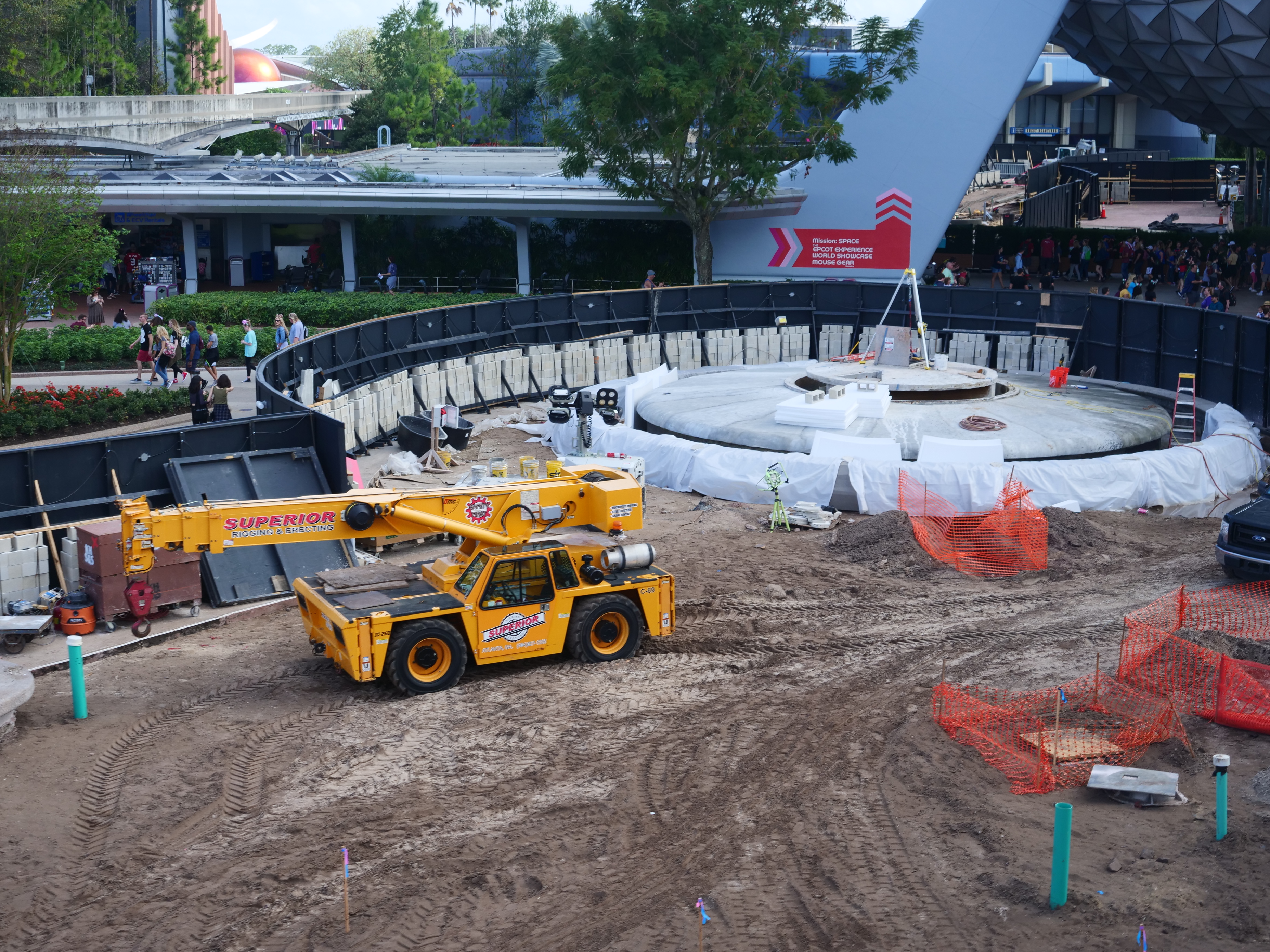 EPCOT Entrance Fountain Refurbishment