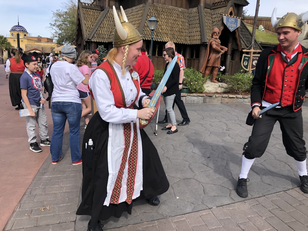 EPCOT Photo Report 2 4 20 Norway Sword Fighting.jpg?auto=compress%2Cformat&fit=scale&h=750&ixlib=php 1.2