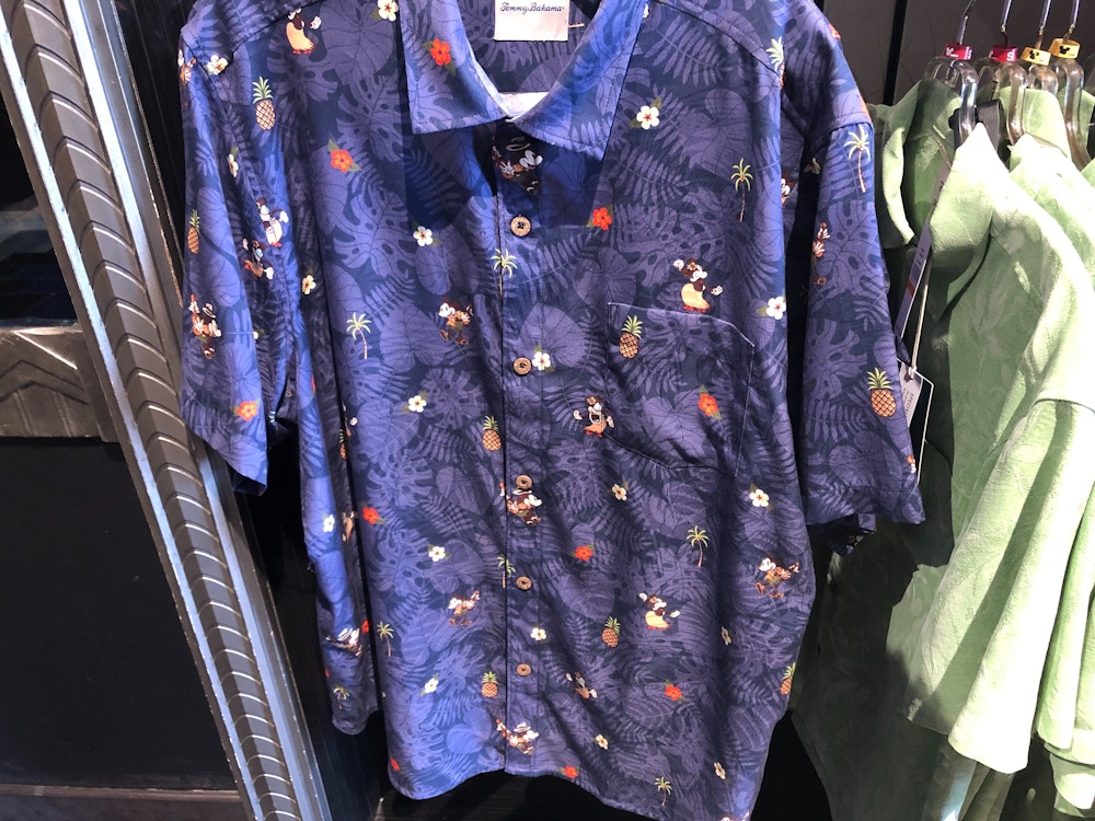 Tommy Bahama Mickey and Minnie Mouse Shirt
