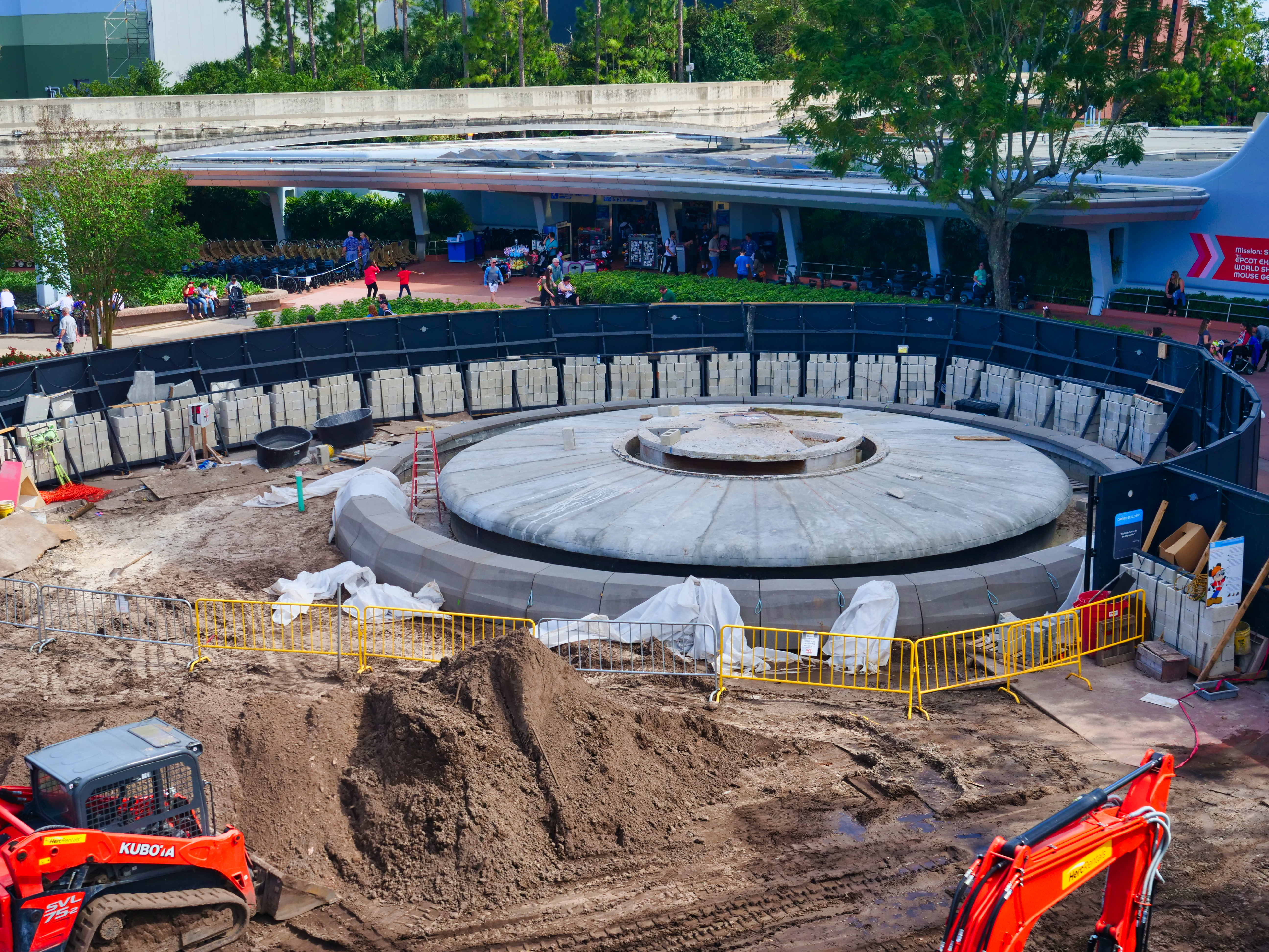 Entry Fountain Construction
