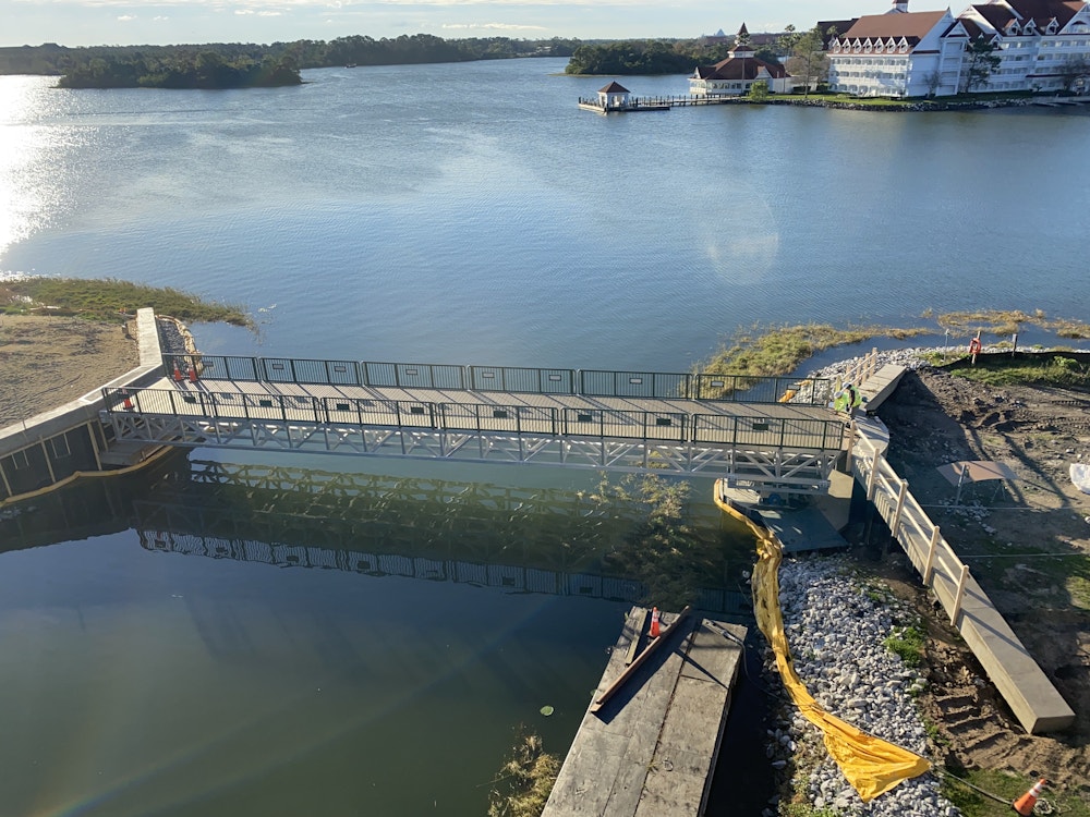 Grand Floridian bridge closed