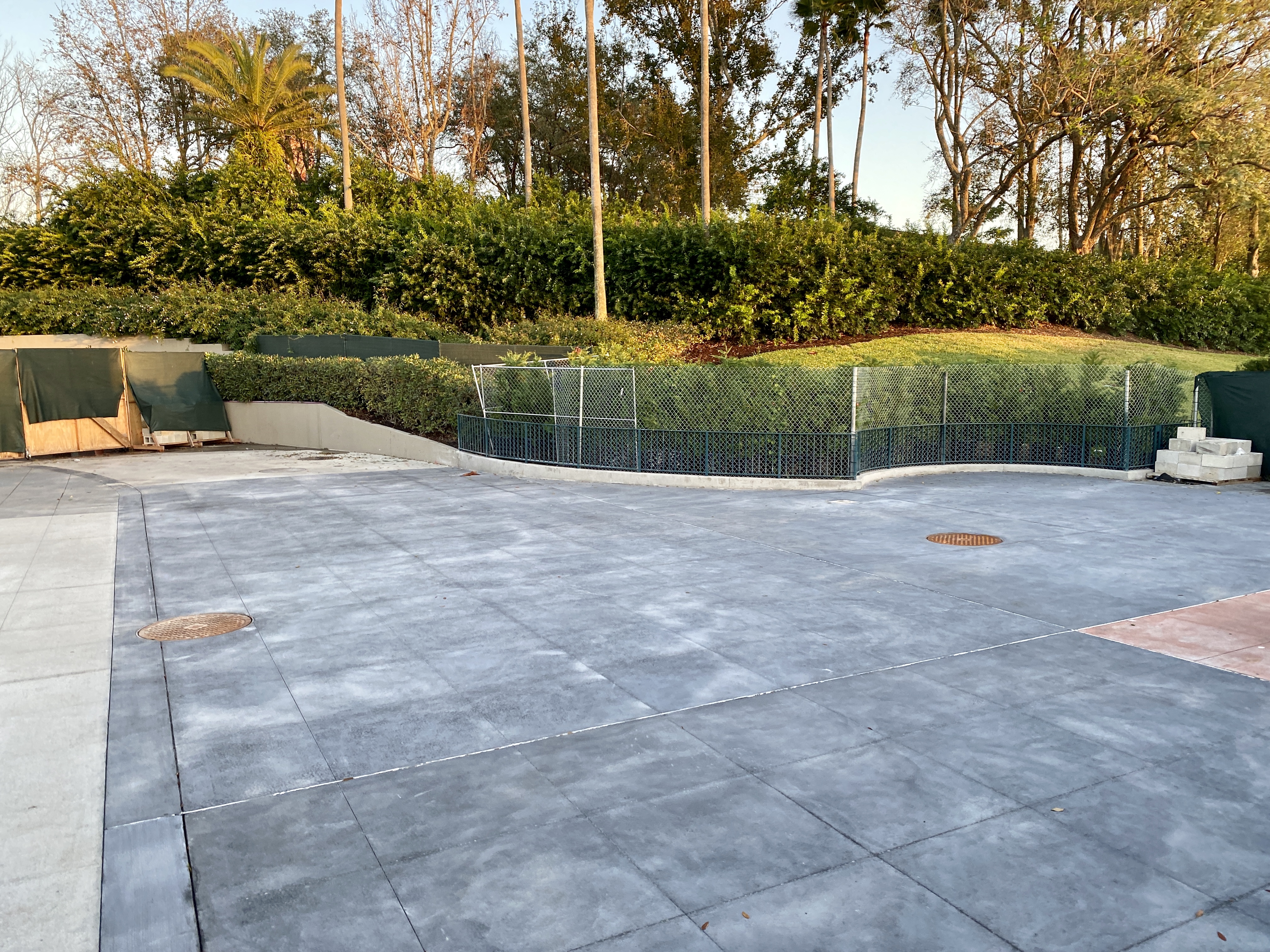 Hollywood studios entrance construction