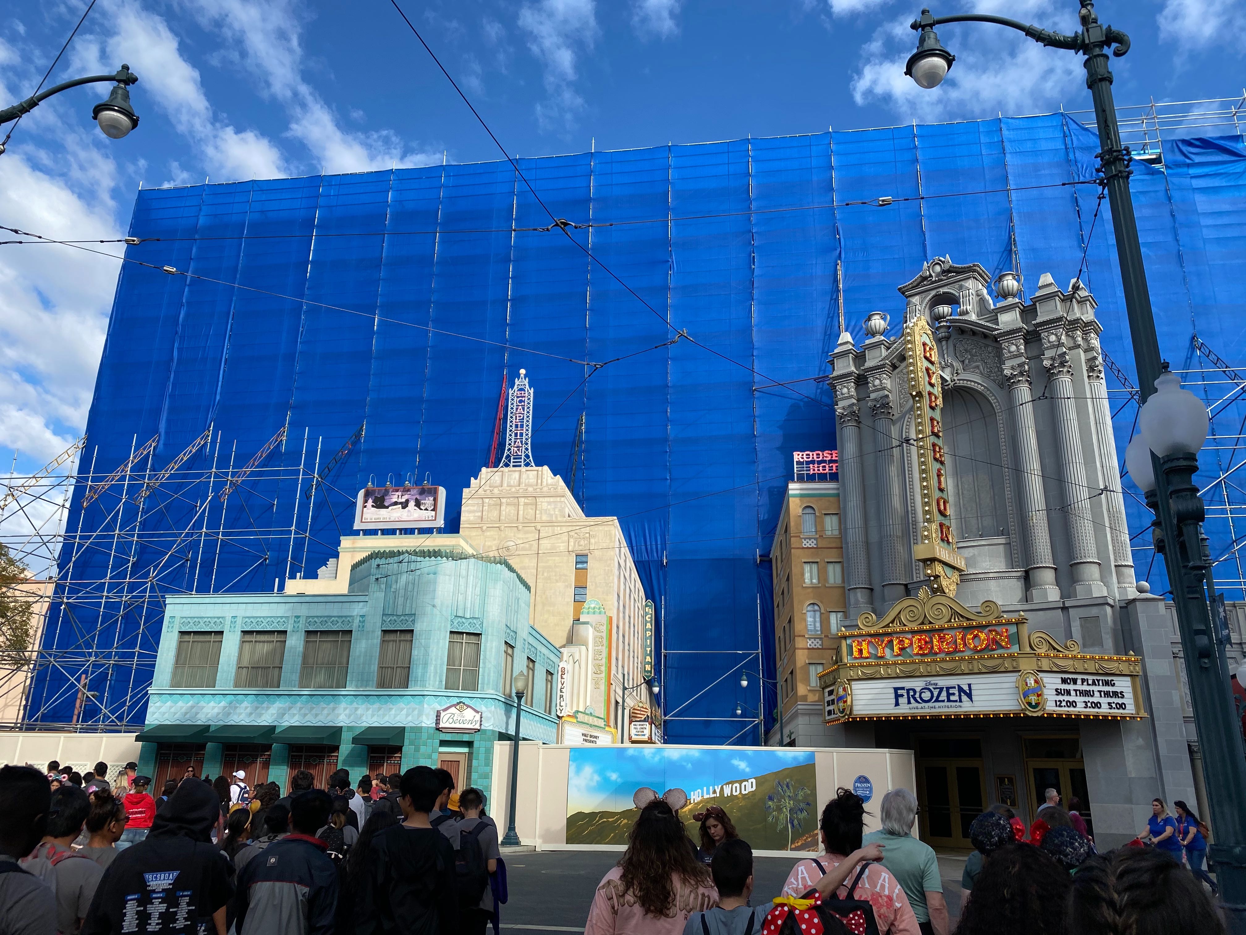 Hollywood Land Sky Backdrop Repainting