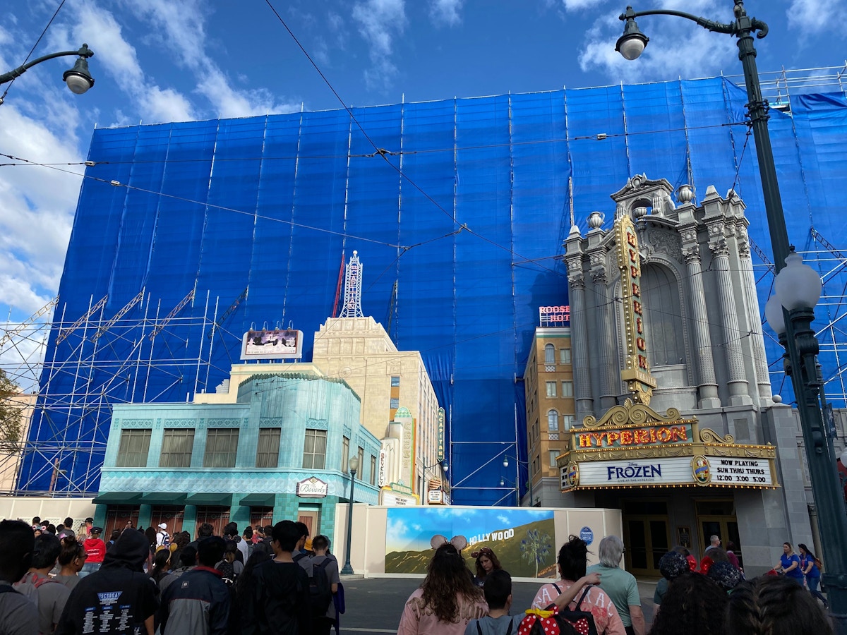 Hollywood Land Sky Backdrop Repainting