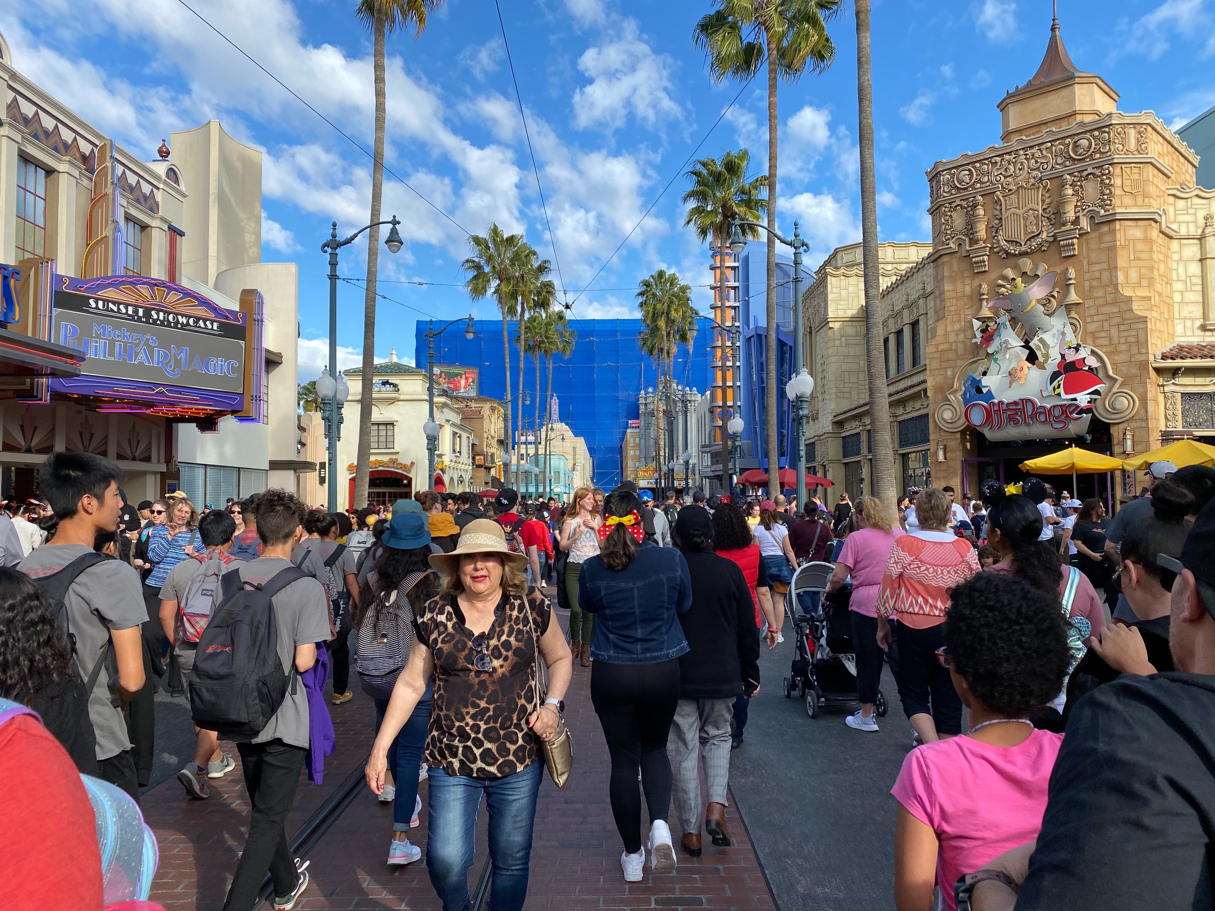Hollywood Land Sky Backdrop Repainting