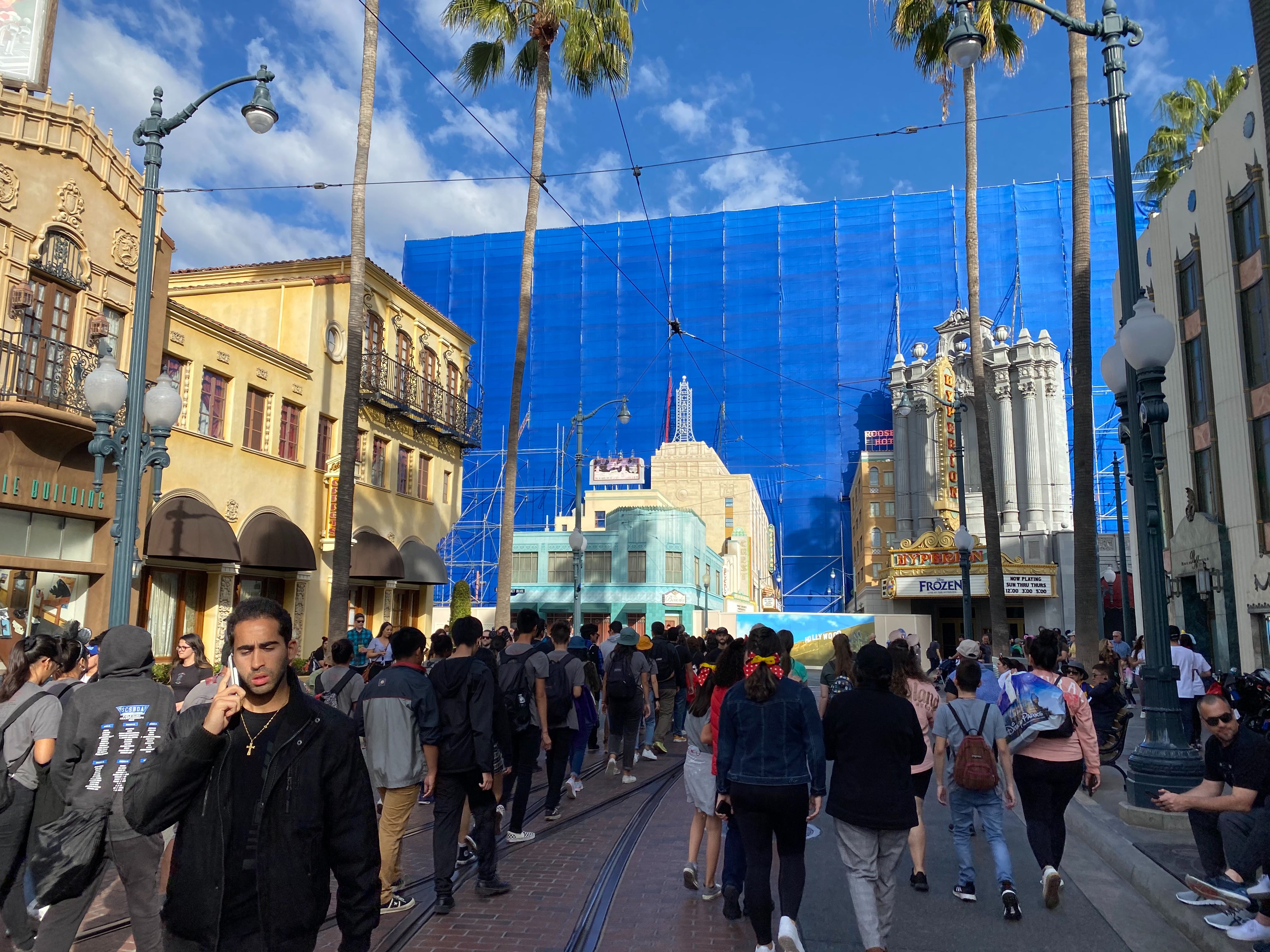 Hollywood Land Sky Backdrop Repainting