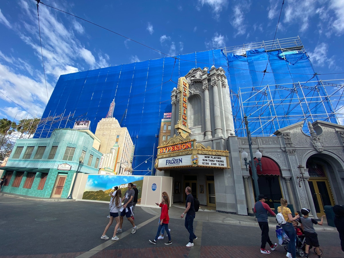 Hollywood Land Sky Backdrop Repainting