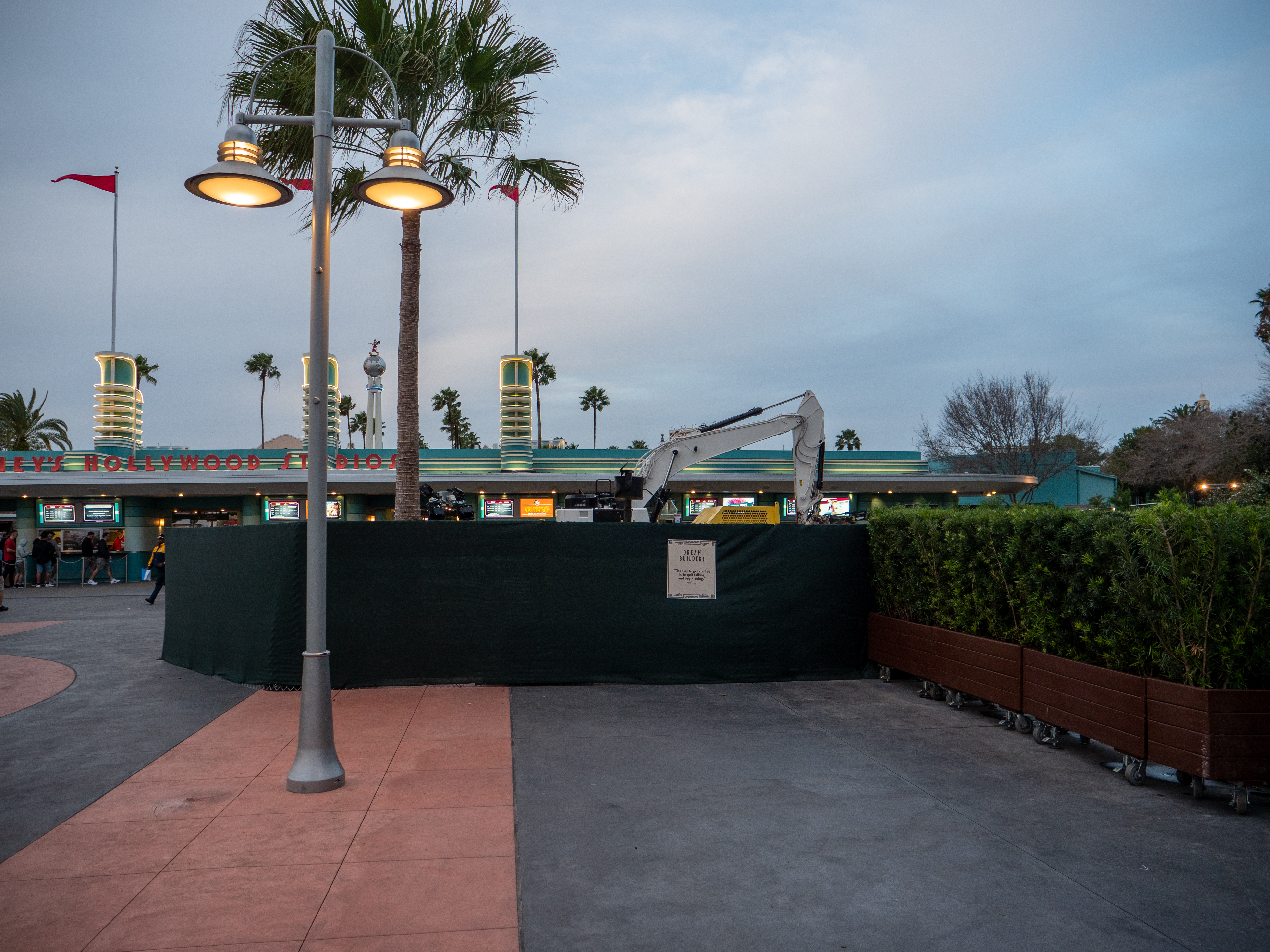 Hollywood Studios Entry Construction