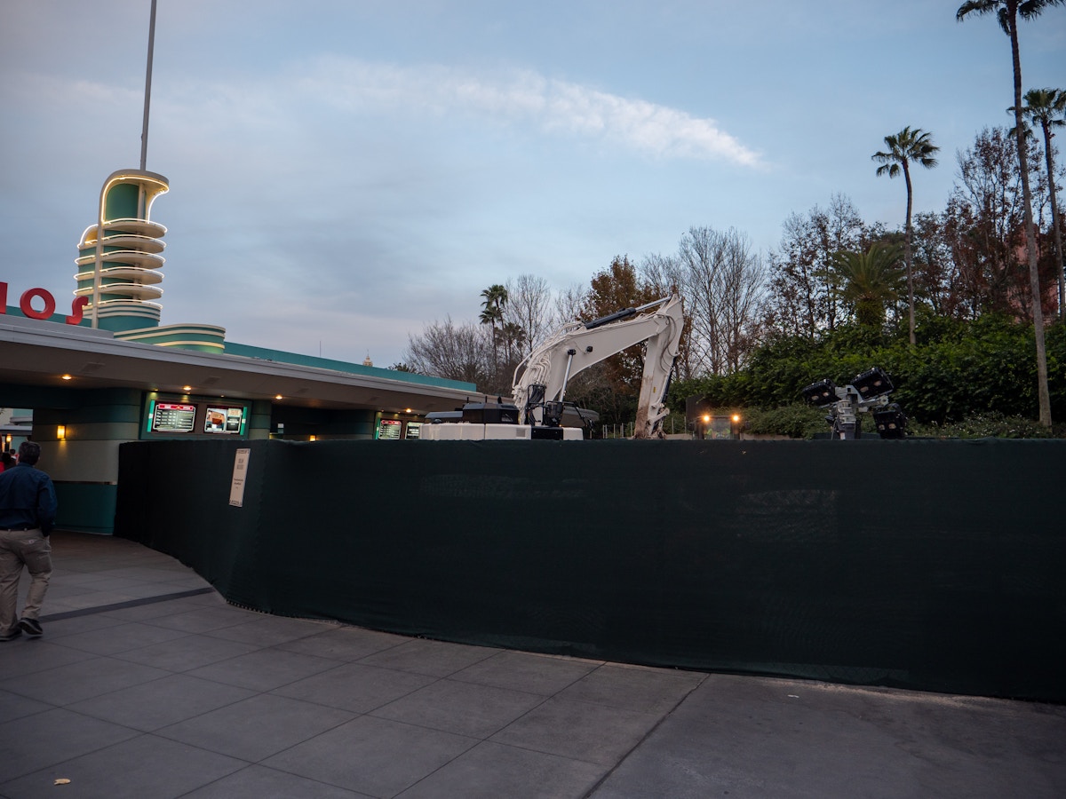 Hollywood Studios Entry Construction