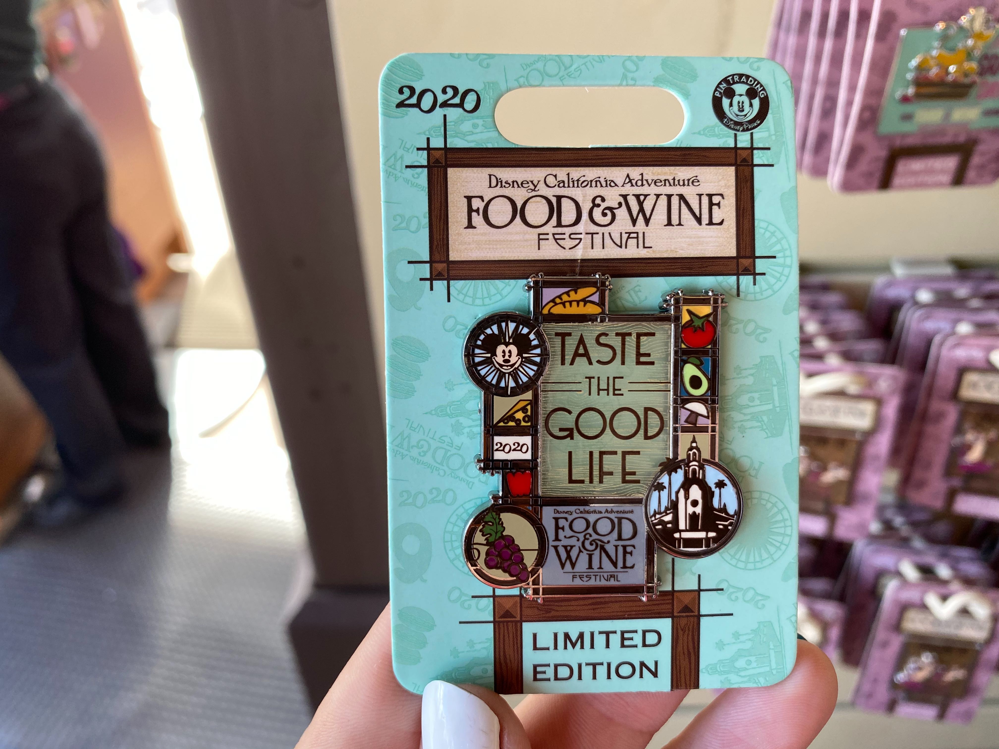 Taste the Good Life" Pin 