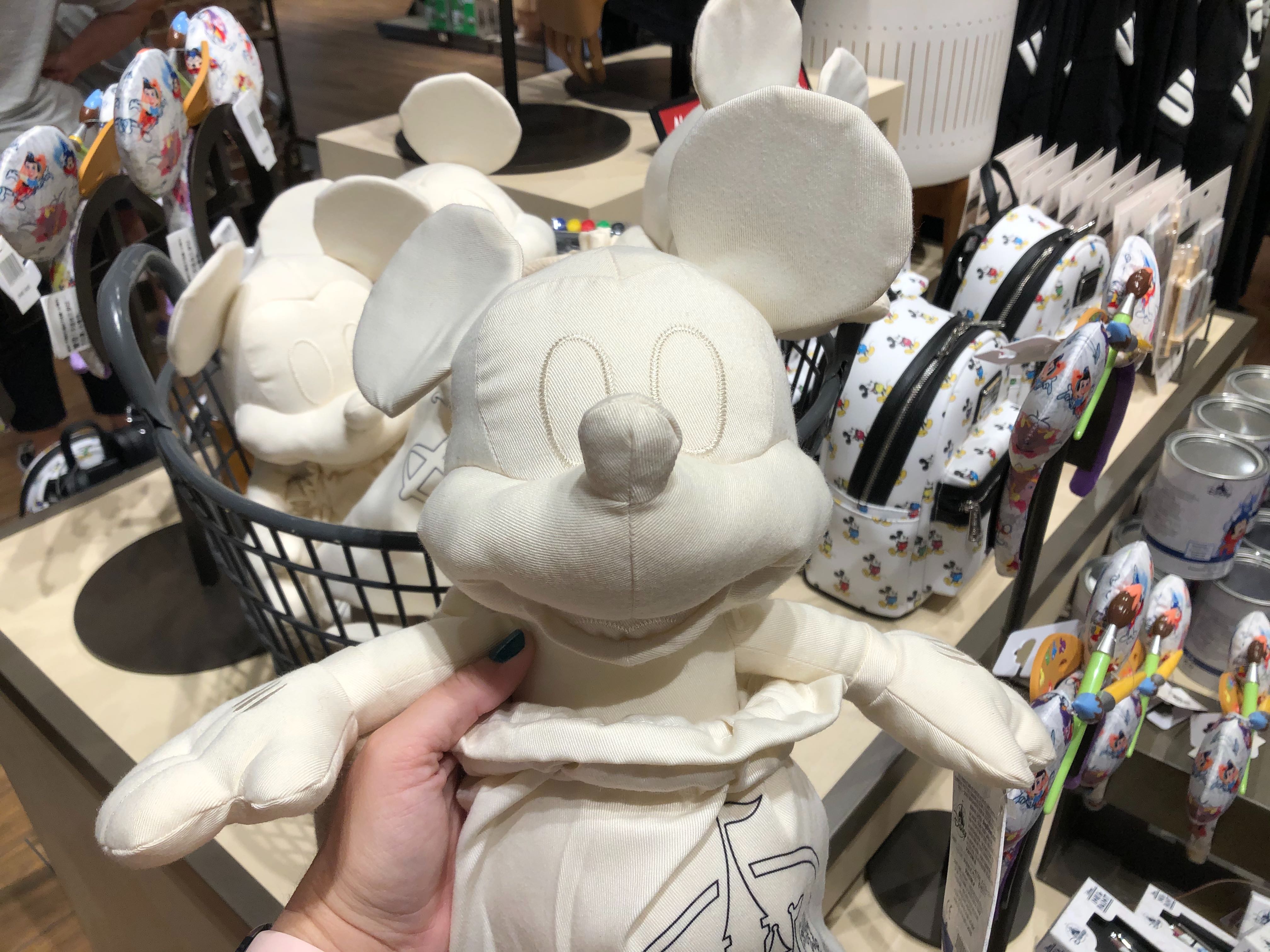 sorcerer mickey plush ink and paint