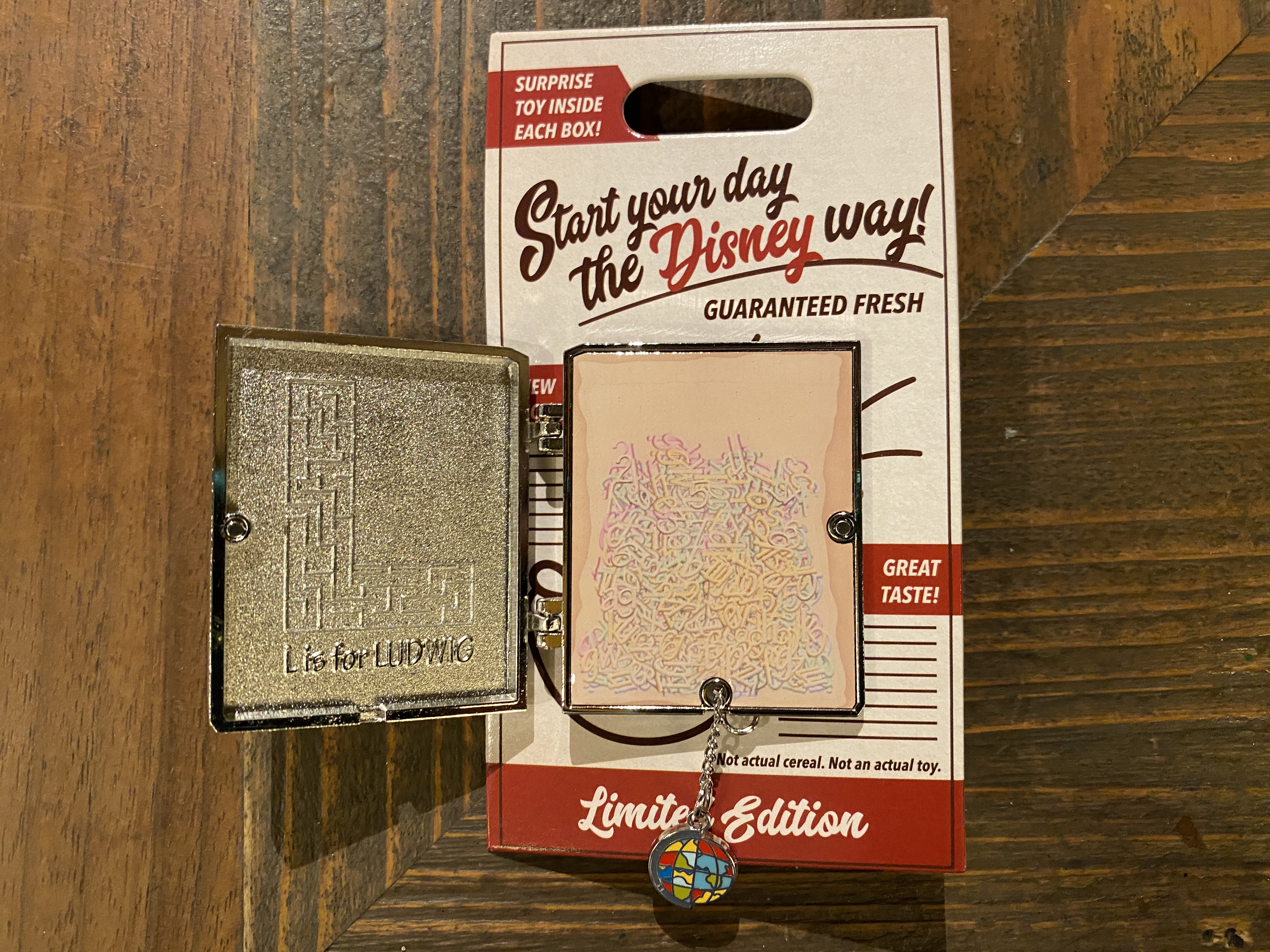 Letters numbers pin open