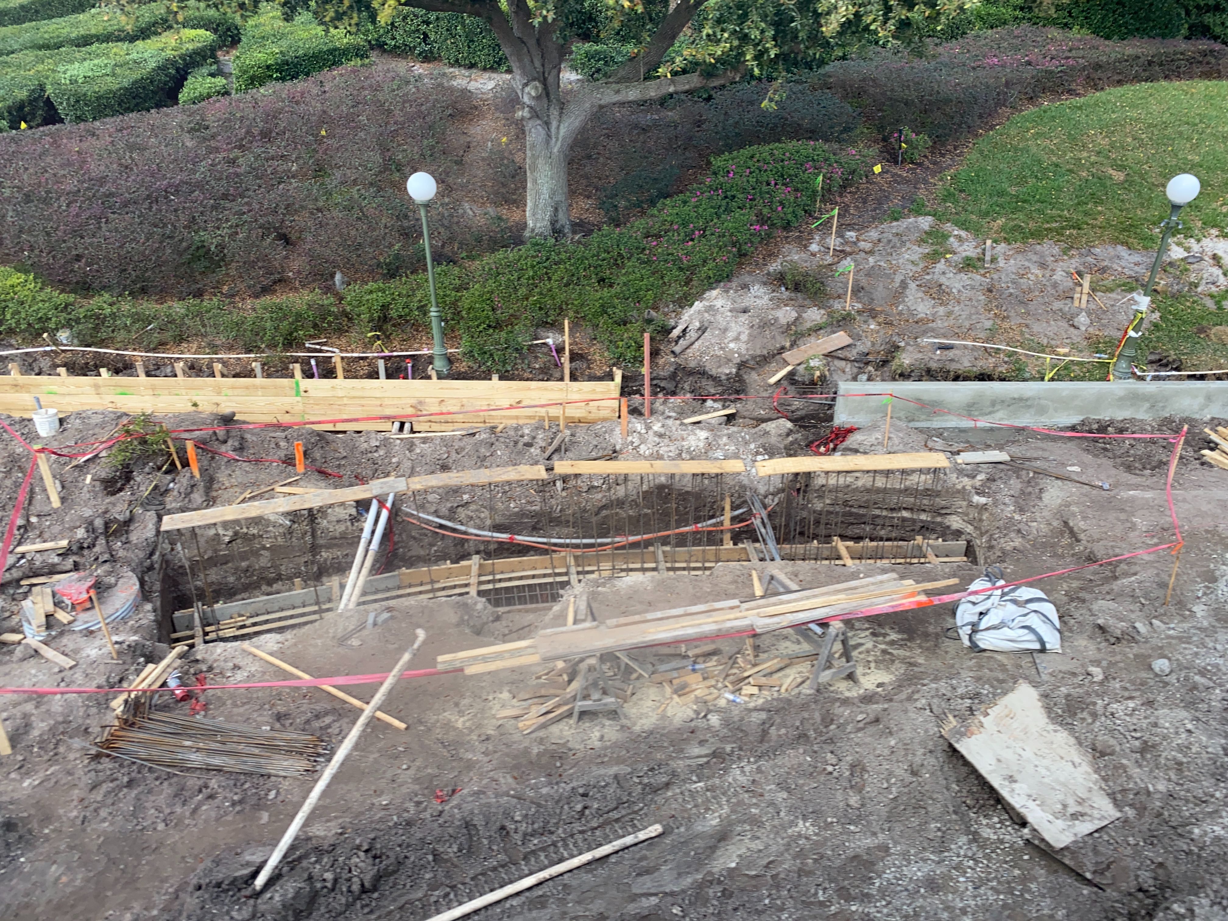 magic kingdom entrance construction right 