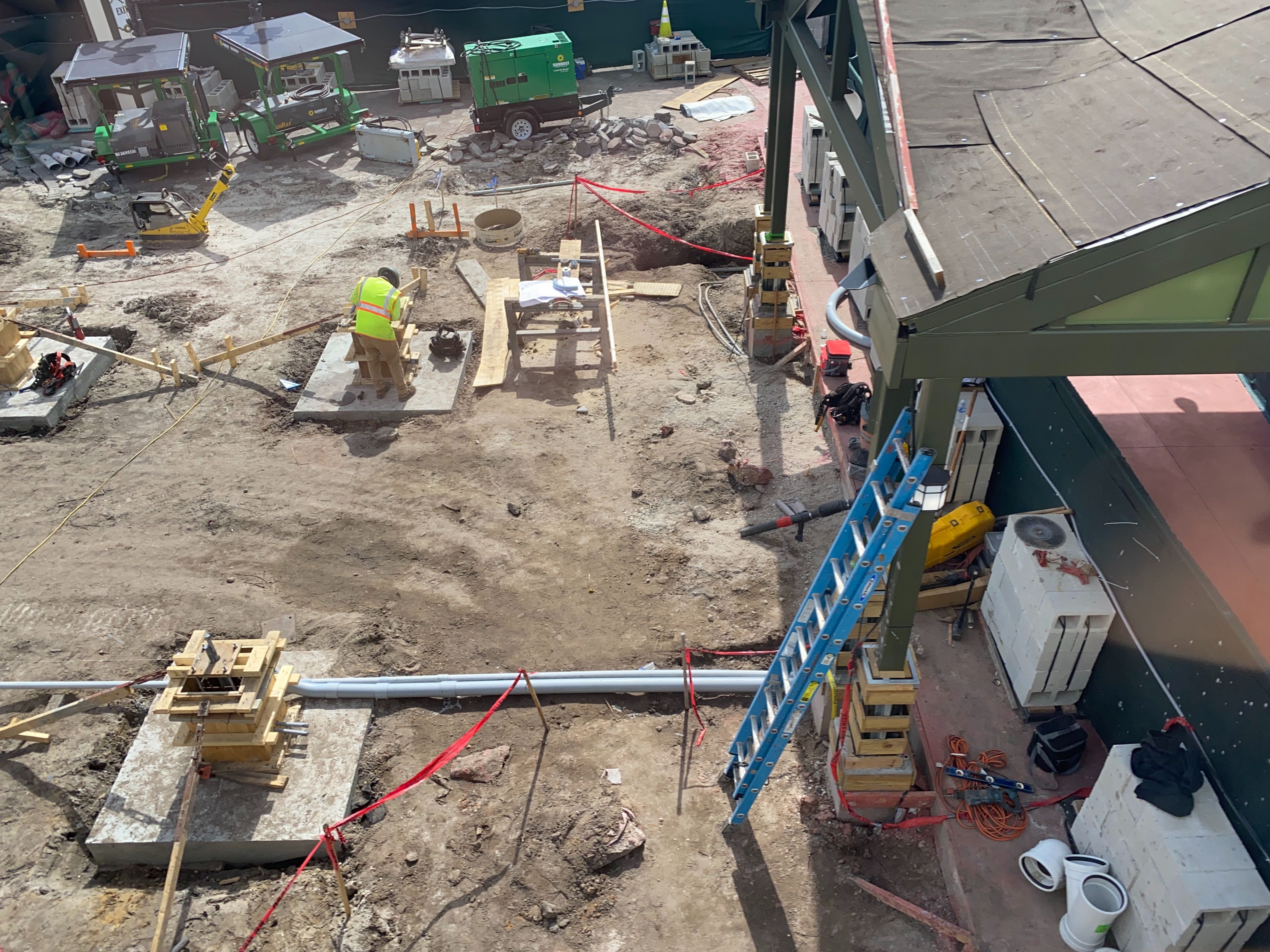 magic kingdom entrance construction