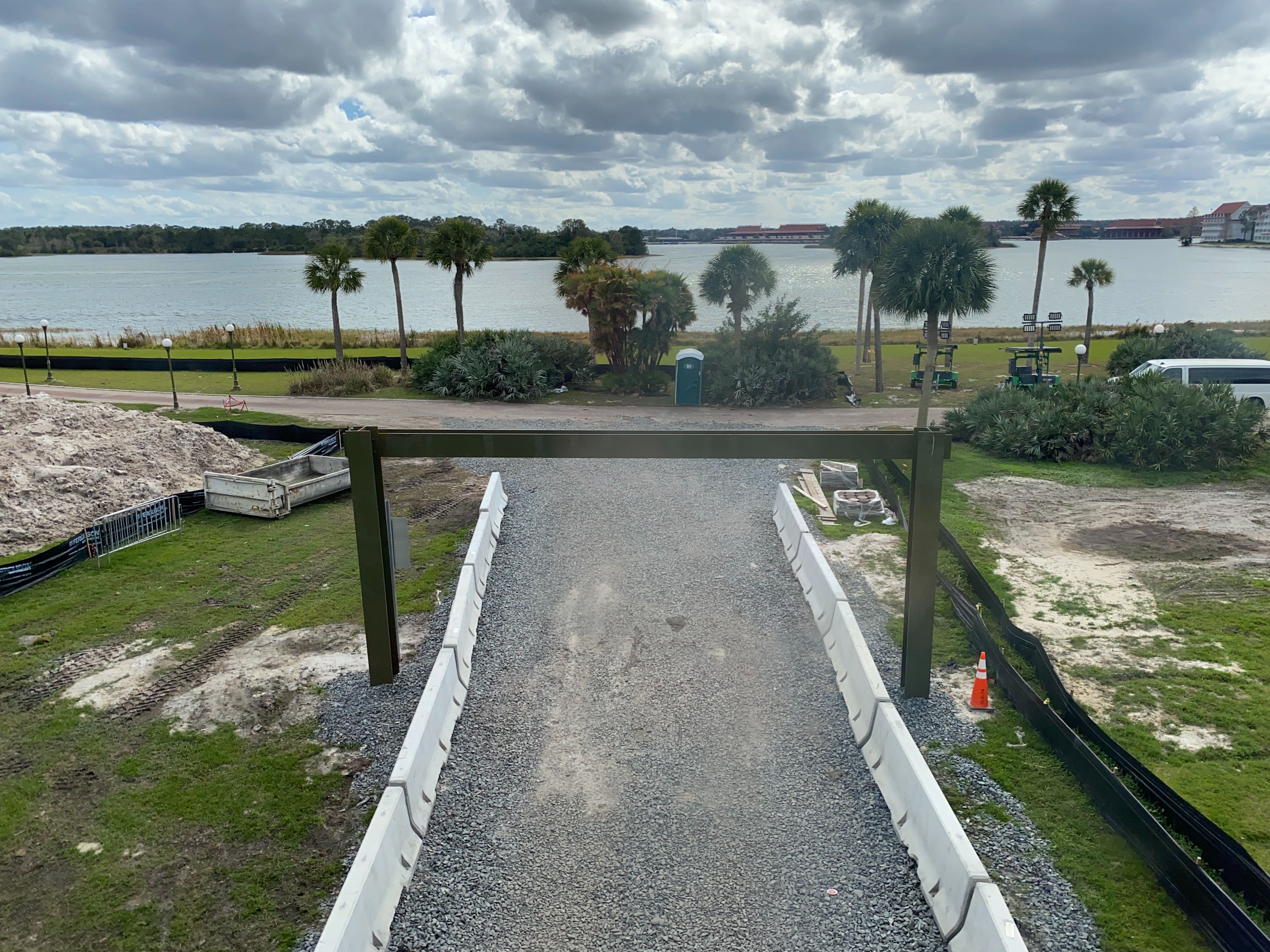 magic kingdom entrance construction