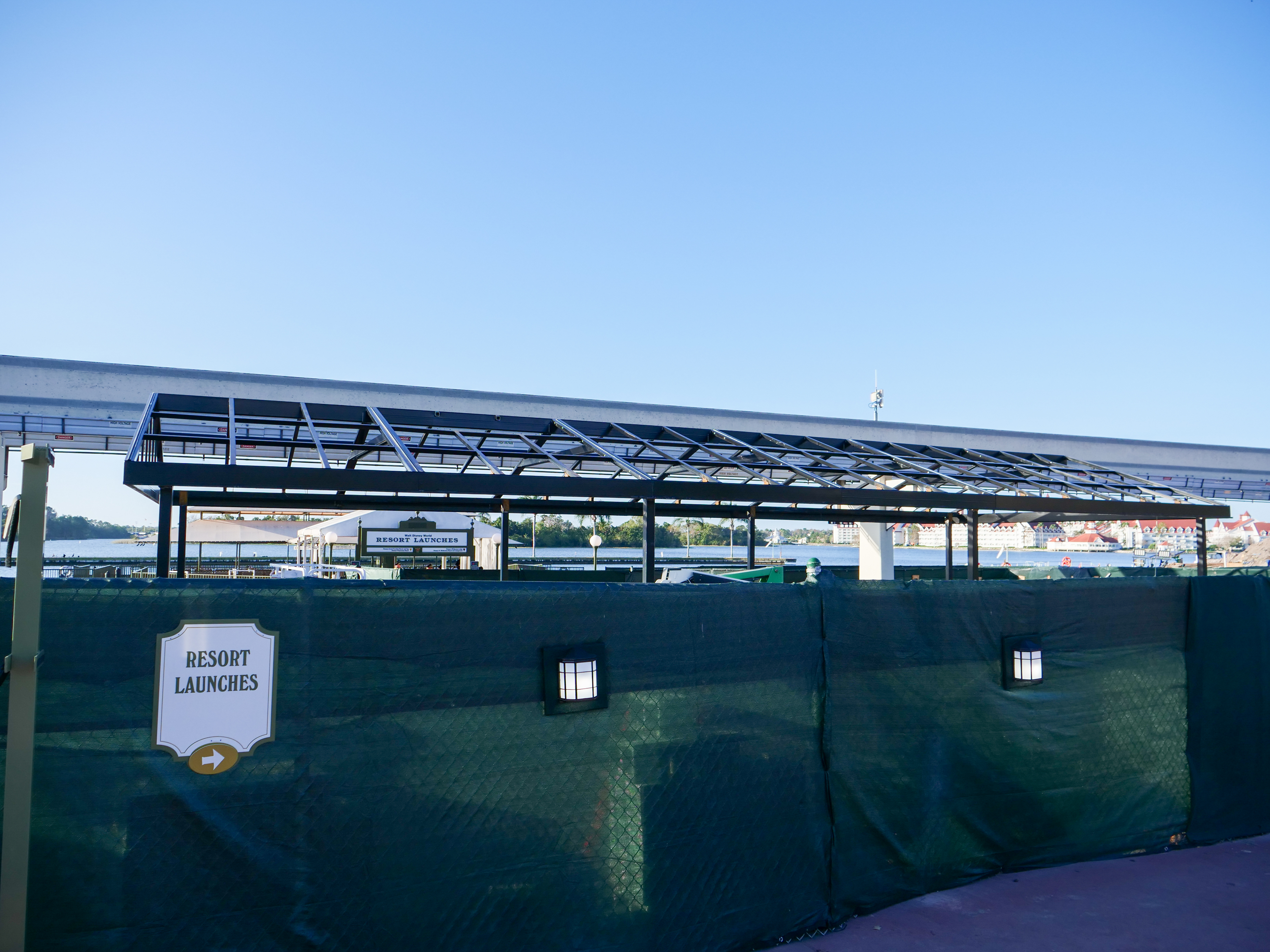 Magic Kingdom Entrance Construction