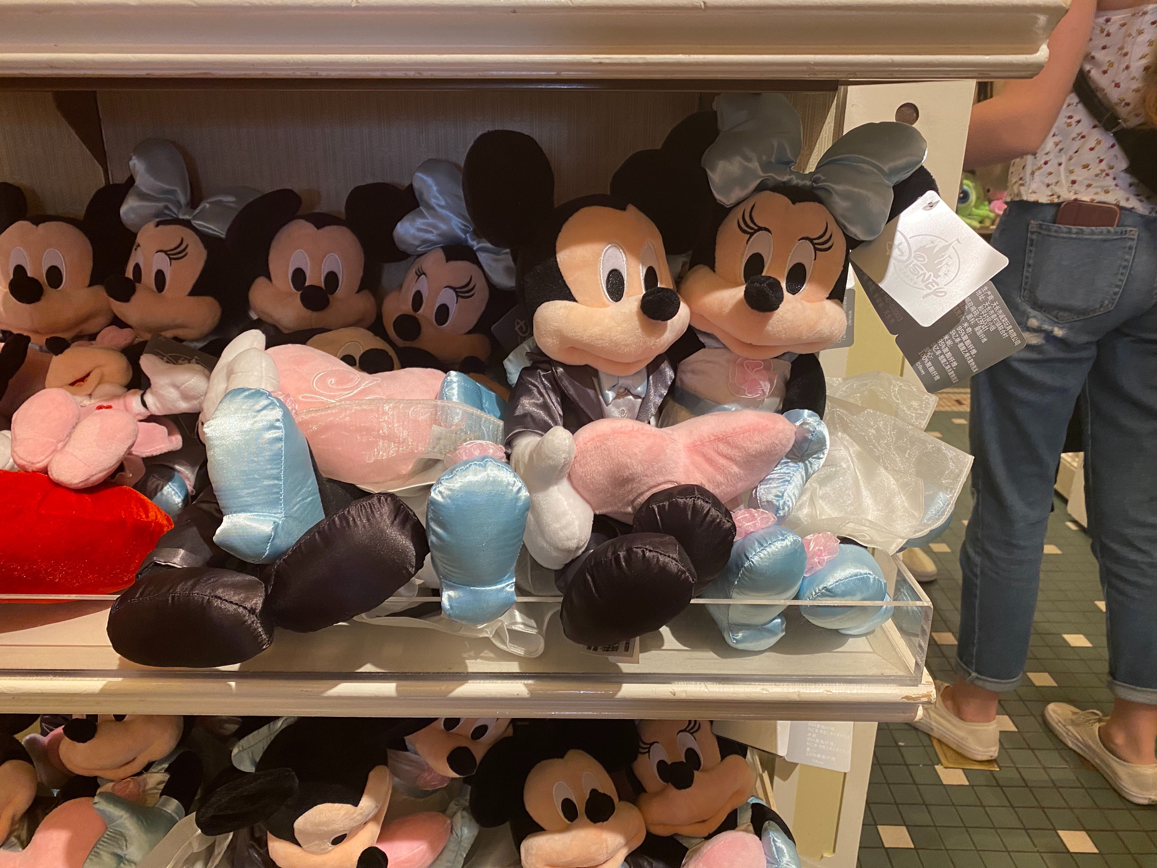 mickey and minnie mouse 2019 wedding soft toy set