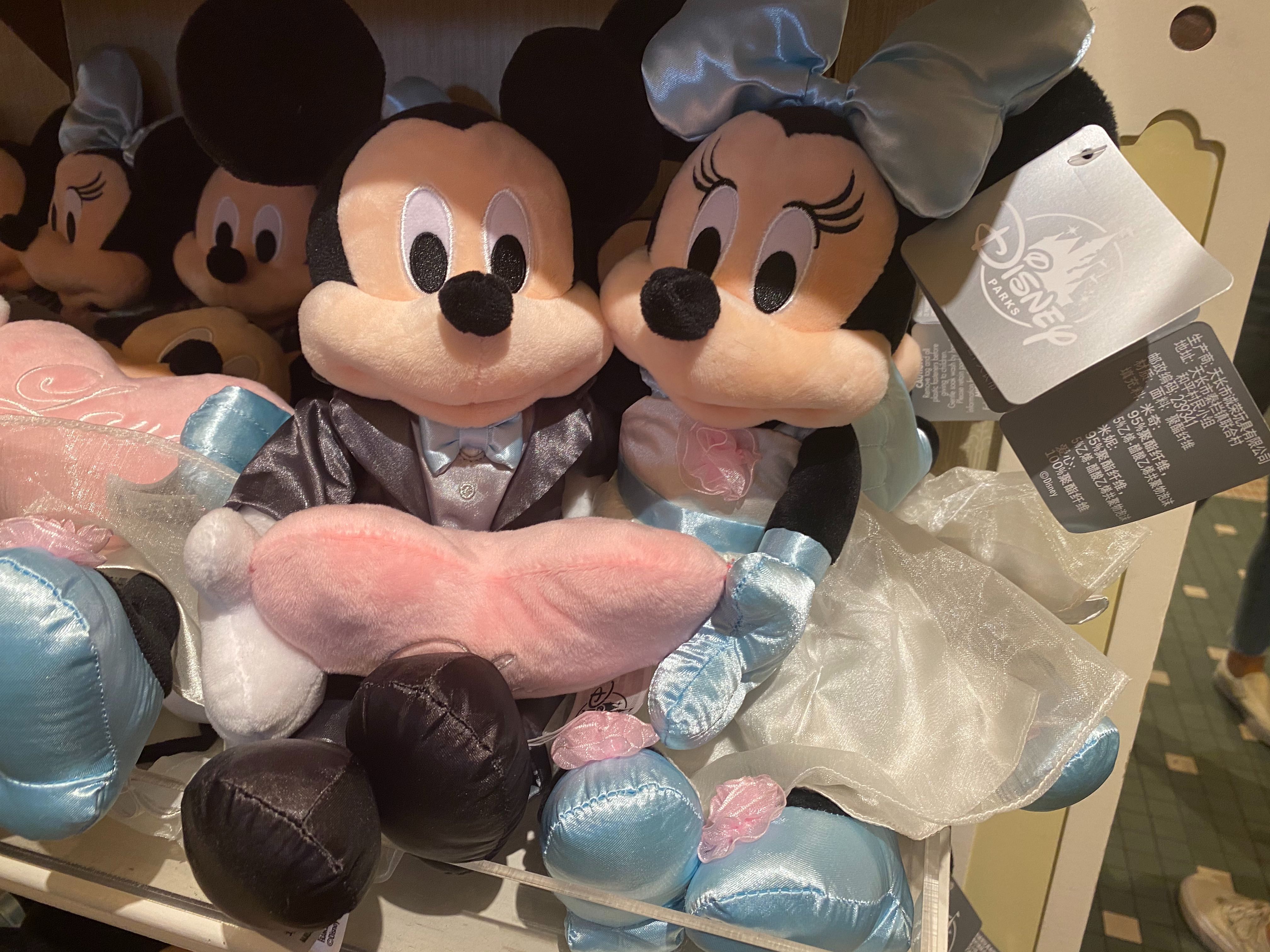 mickey and minnie mouse 2019 wedding soft toy set
