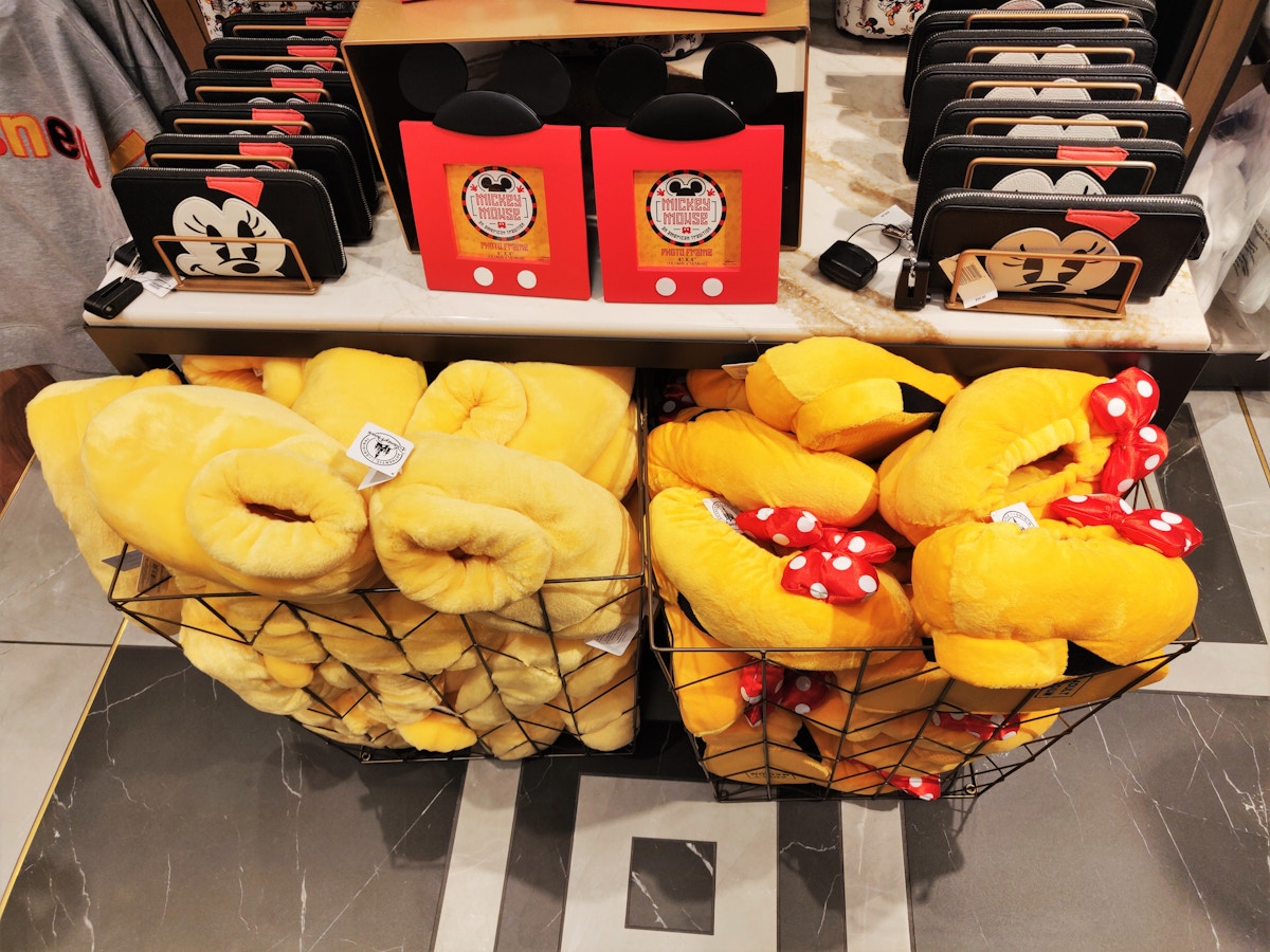 Mickey and Minnie Slippers