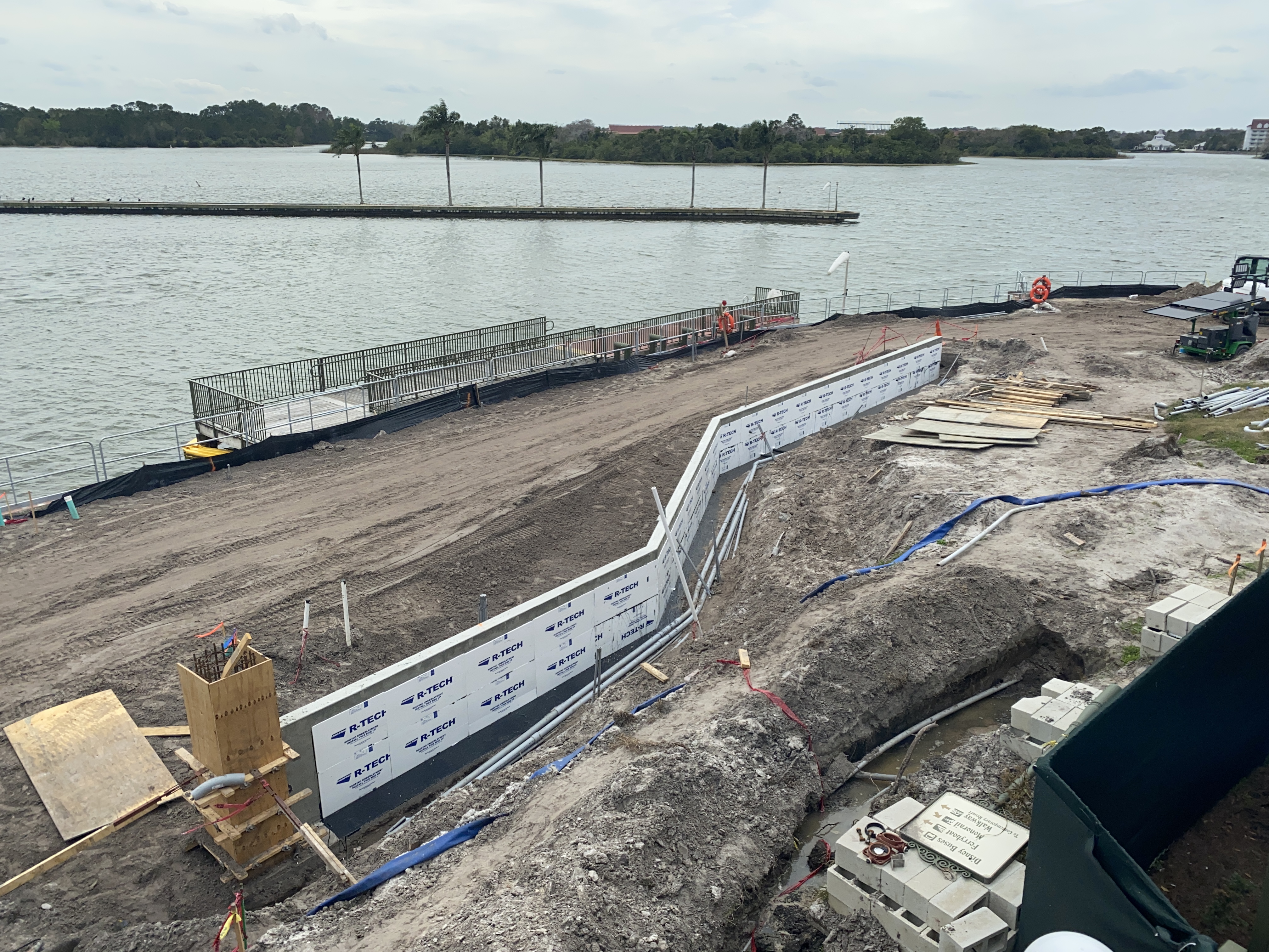 Magic kingdom entrance construction 