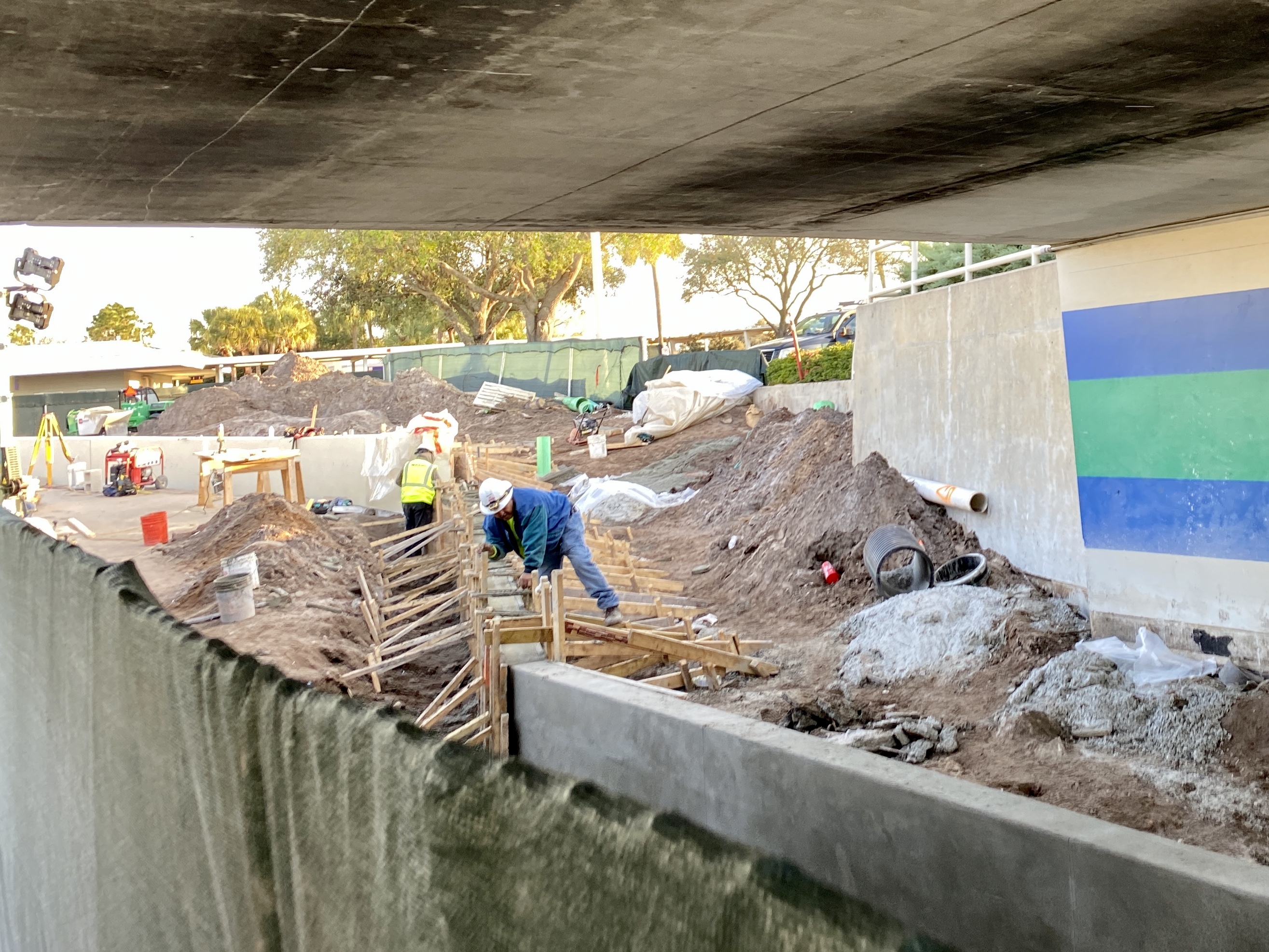 Magic kingdom parking construction