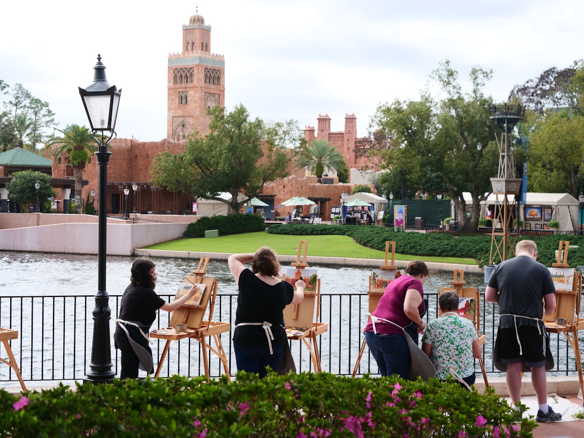 Painting in World Showcase