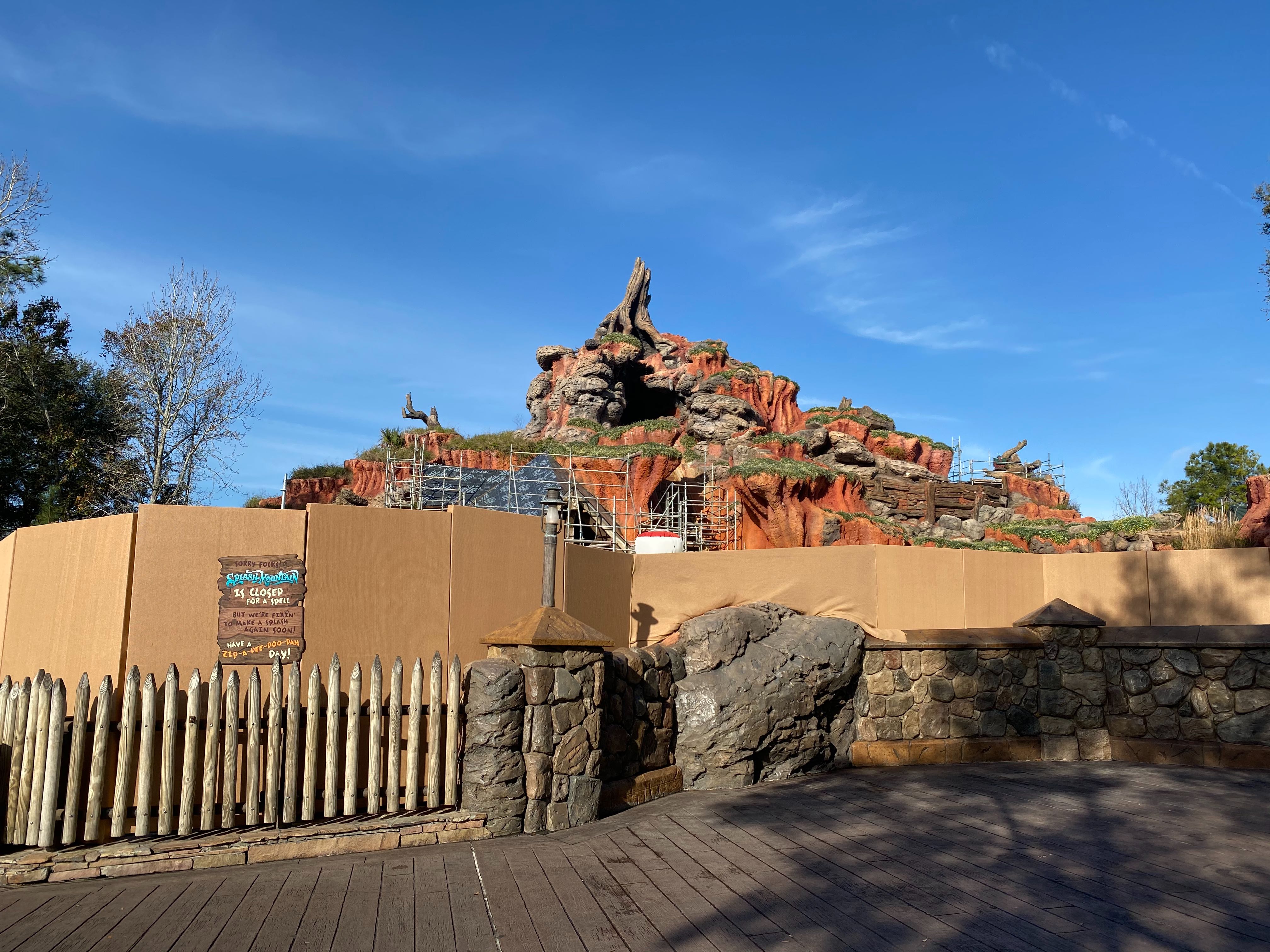 splash mountain refurb