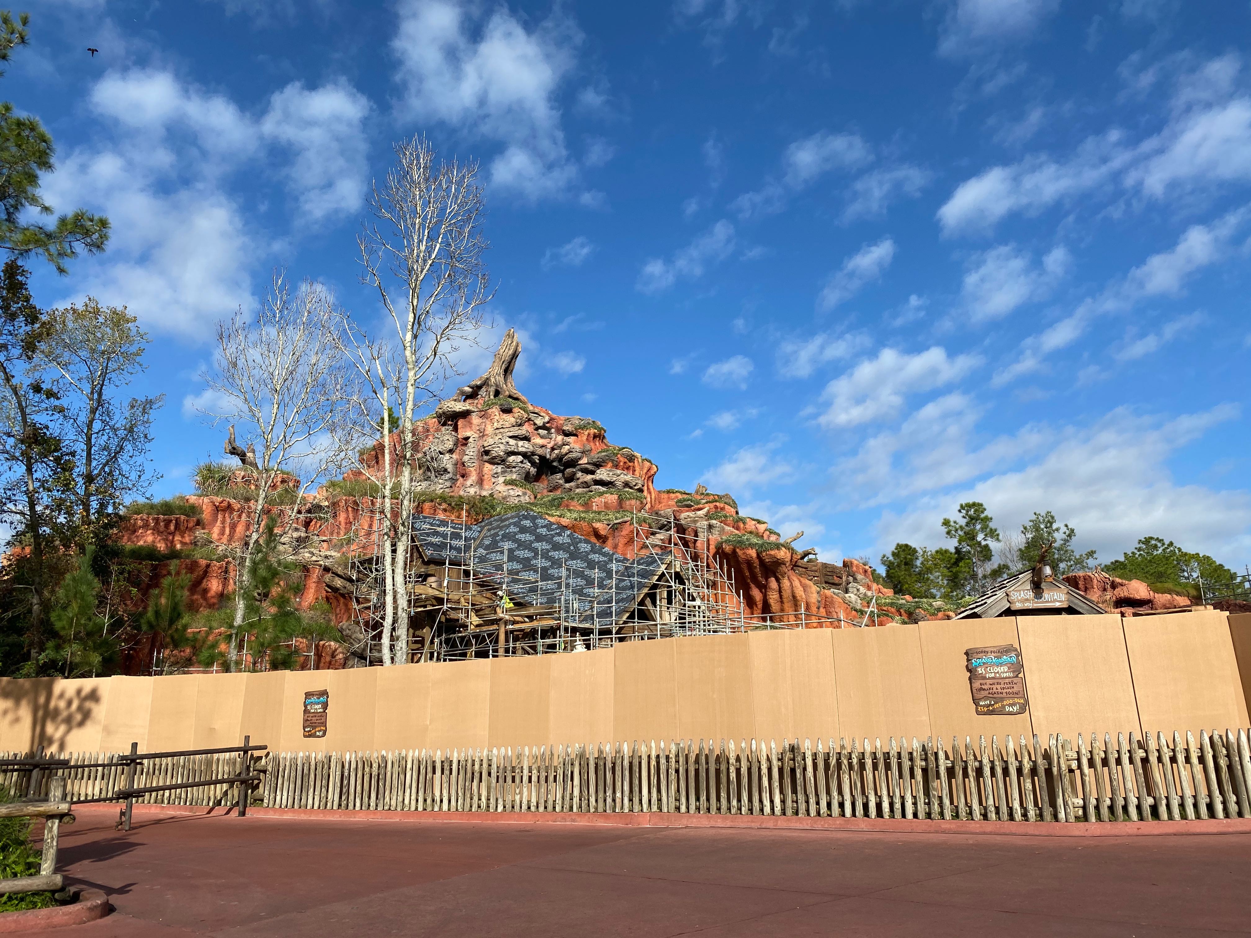 splash mountain refurb