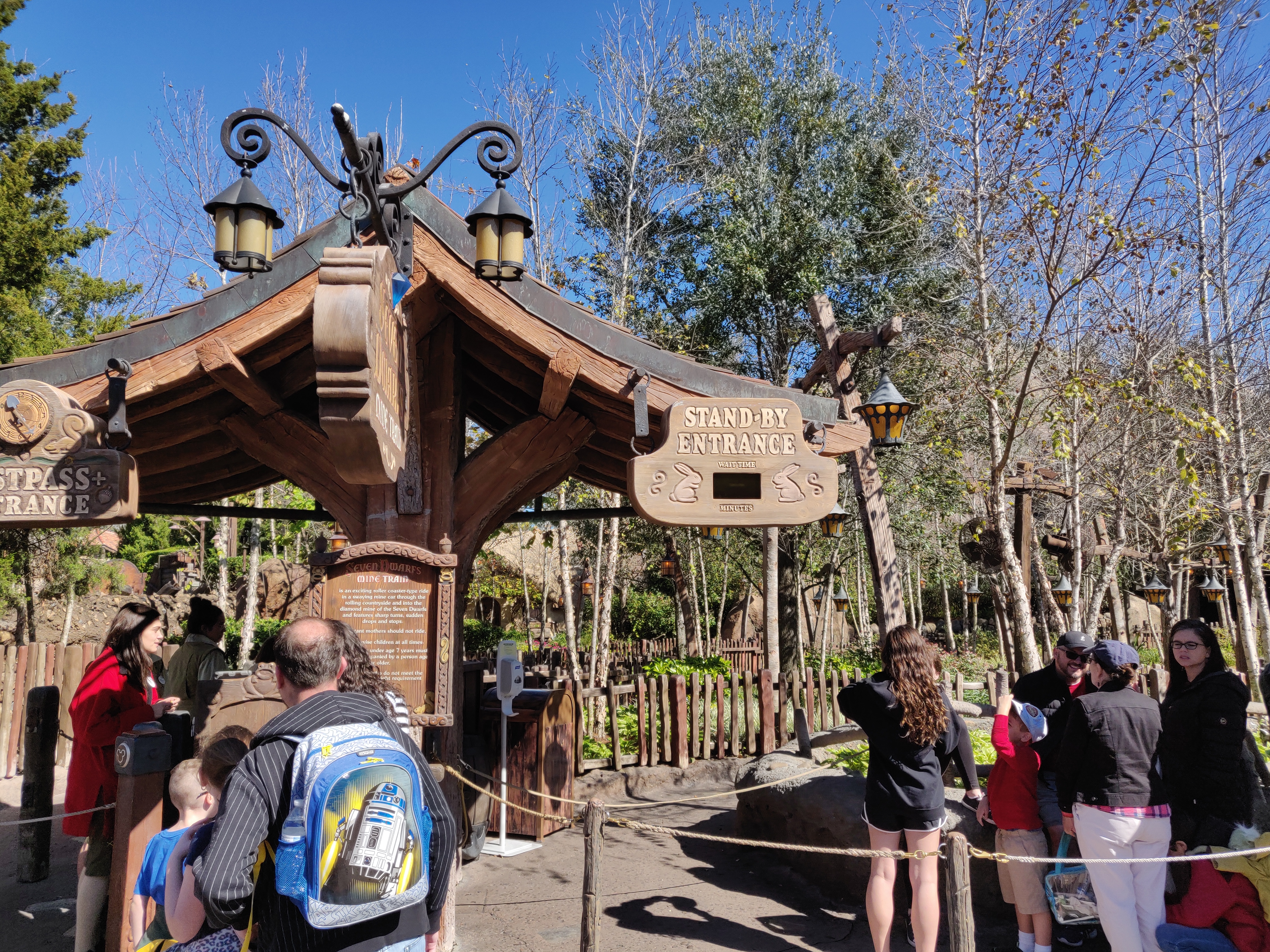 Seven Dwarfs Mine Train Temporarily Closed