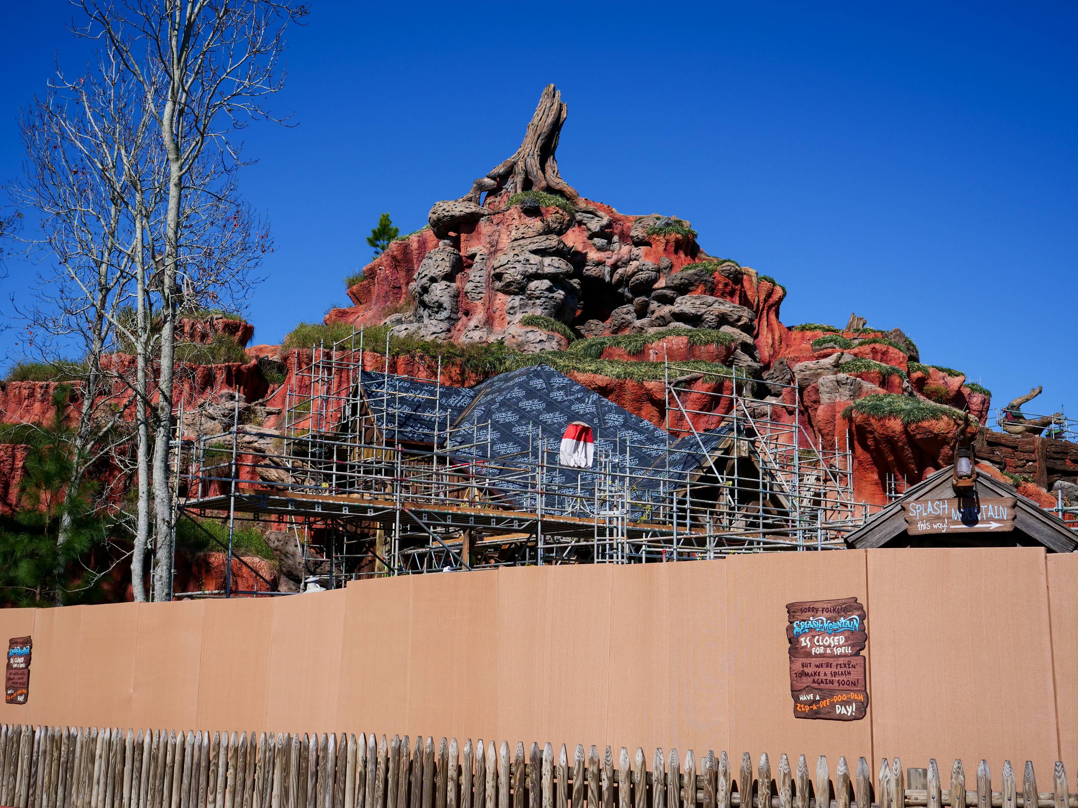 Splash Mountain Refurbishment