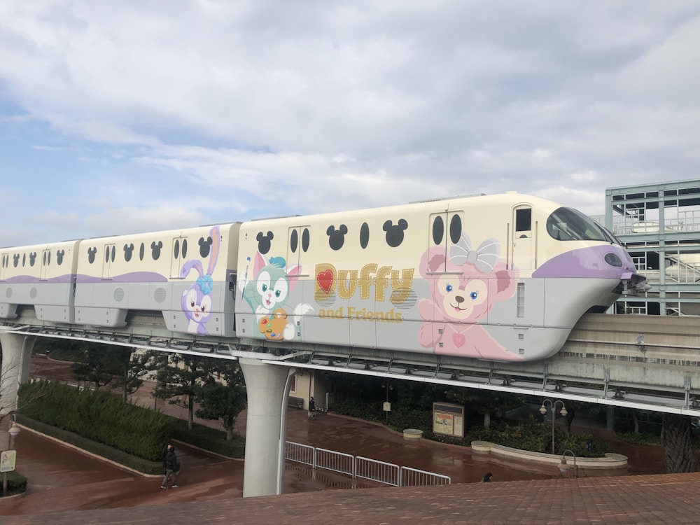Tokyo Disney Resort Line Monorail Duffy