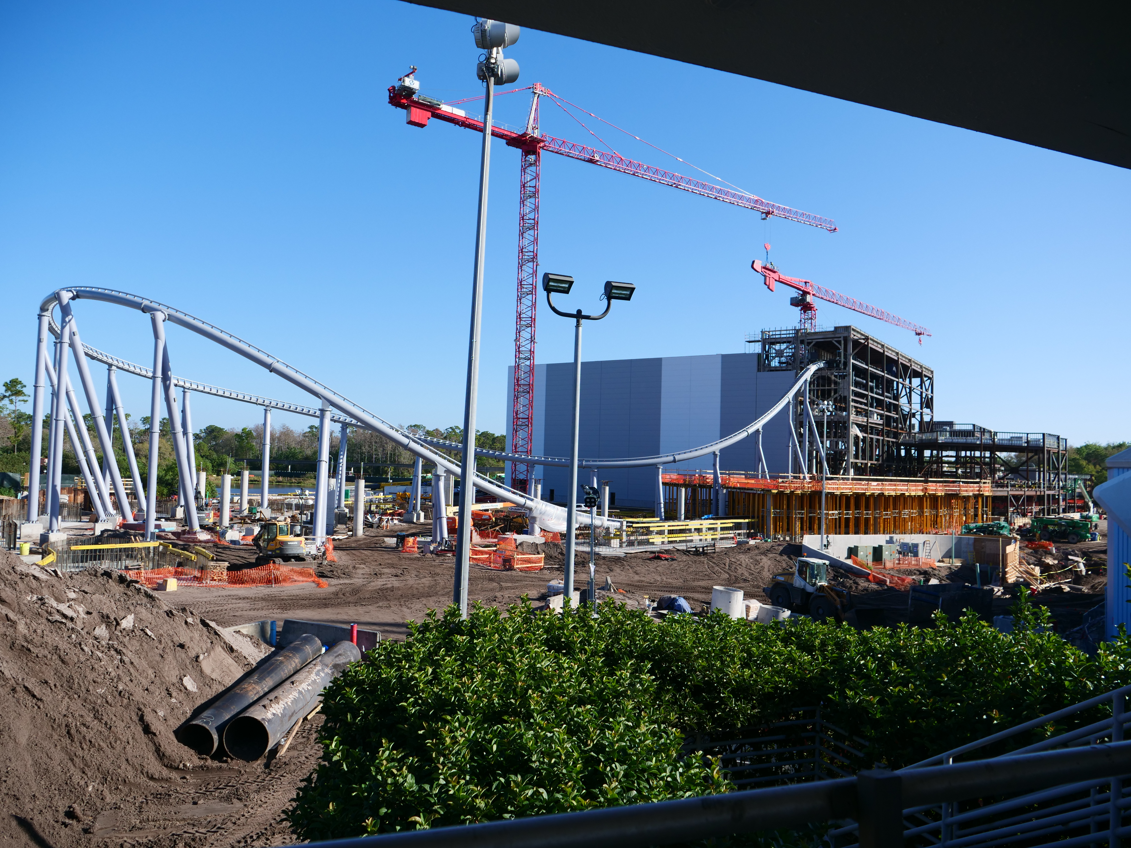 TRON Lightcycle Run Construction