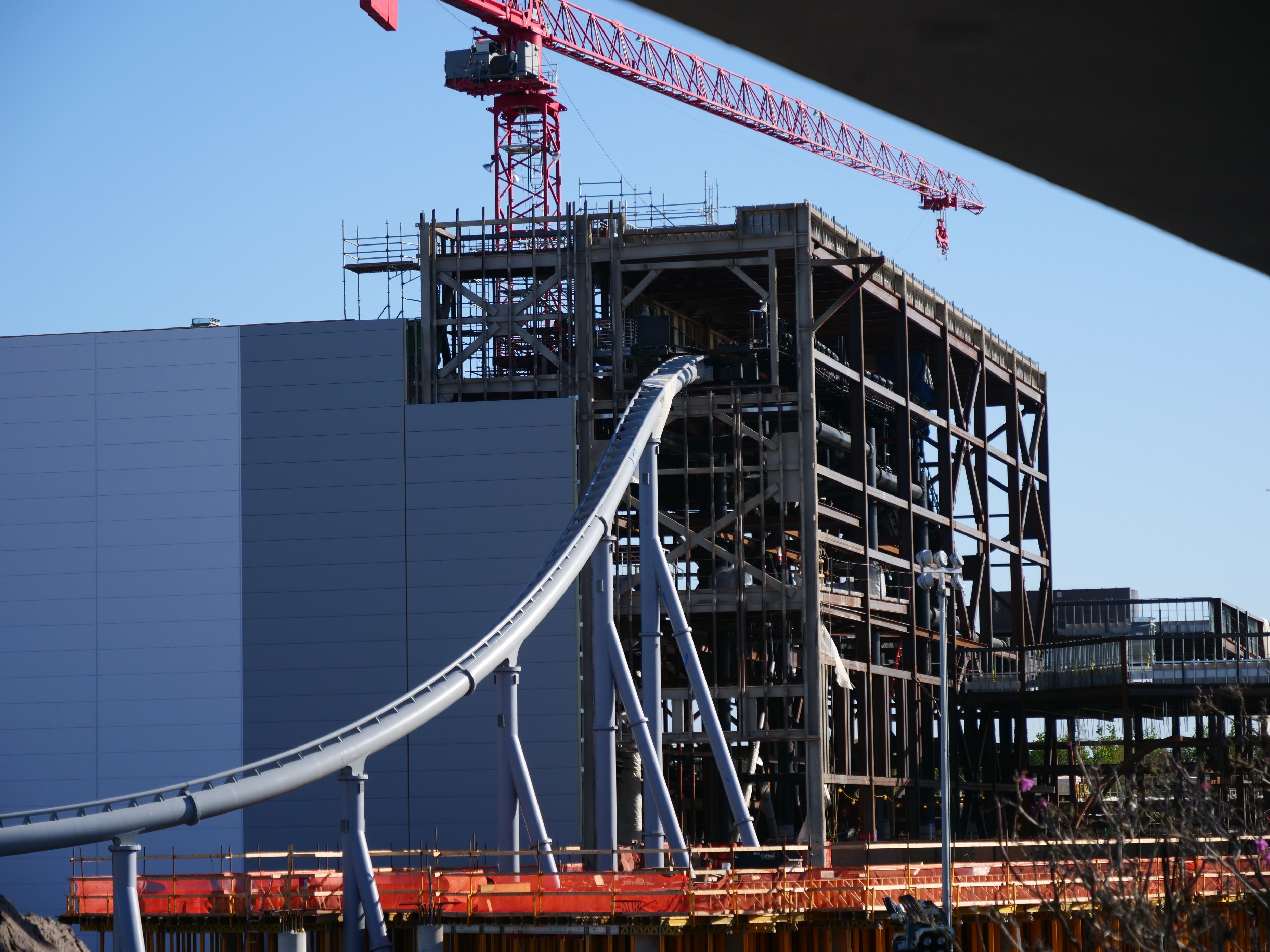 TRON Lightcycle Run Construction