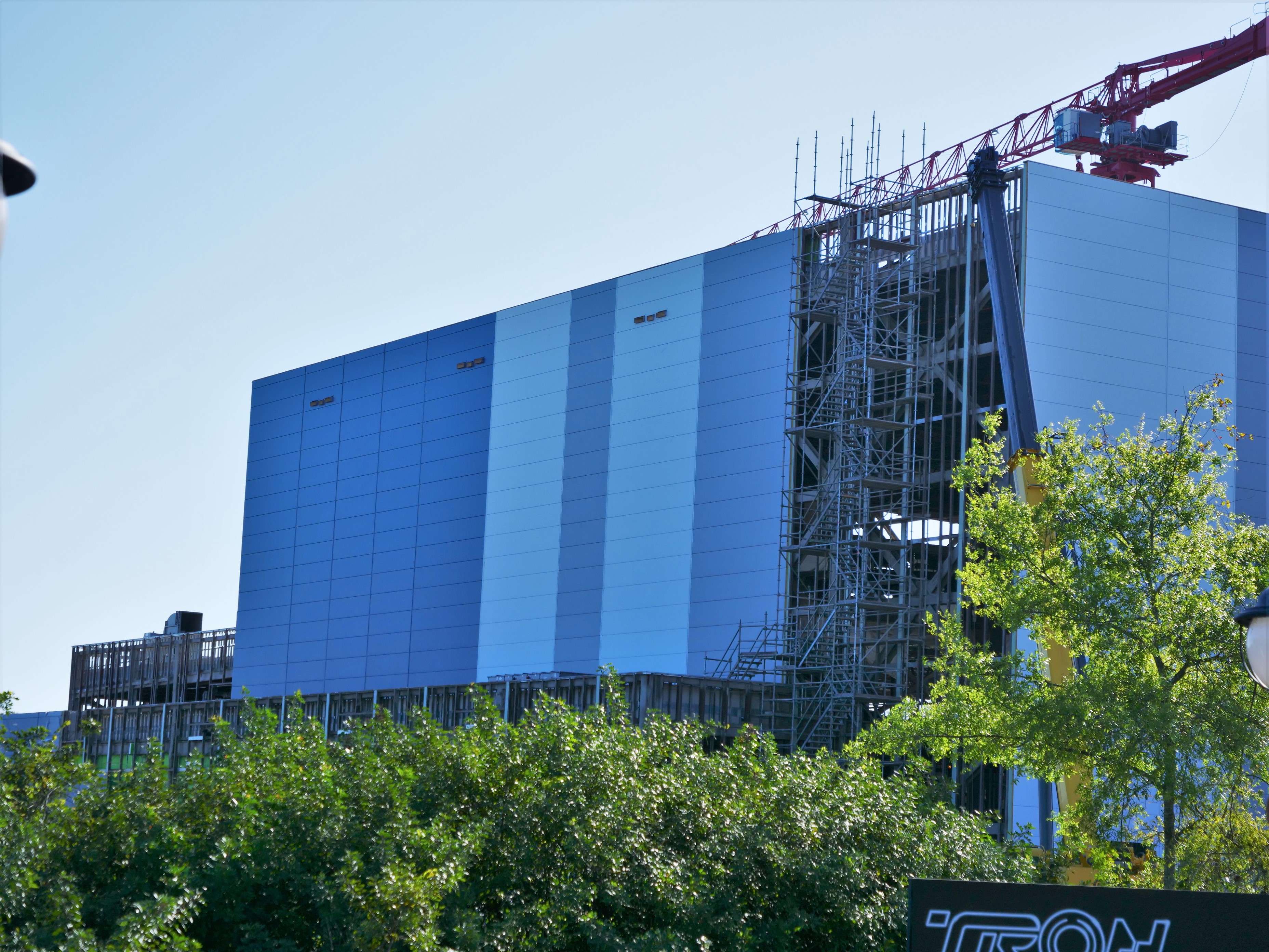 TRON Lightcycle Run Construction