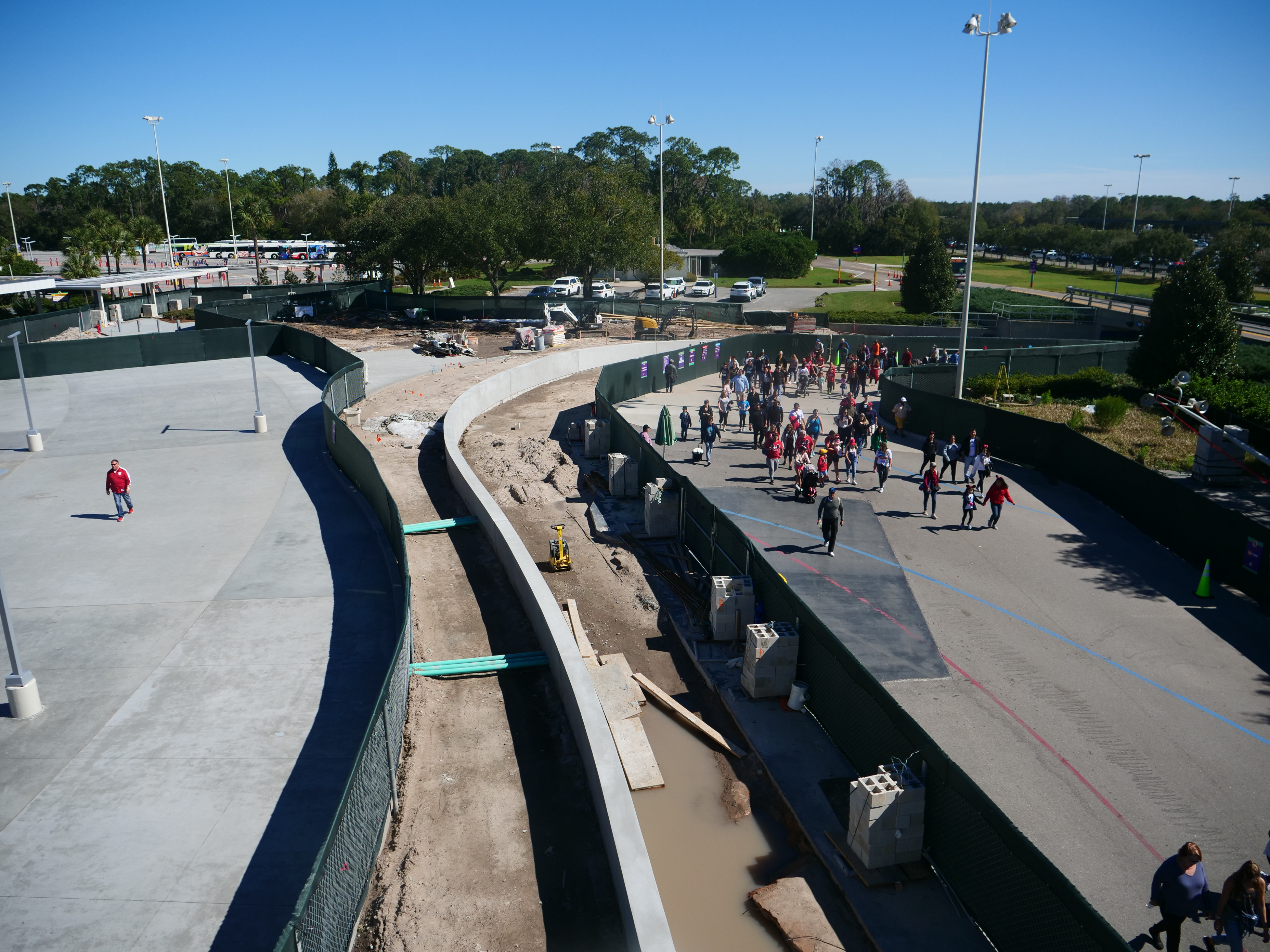Transportation and Ticket Center Construction