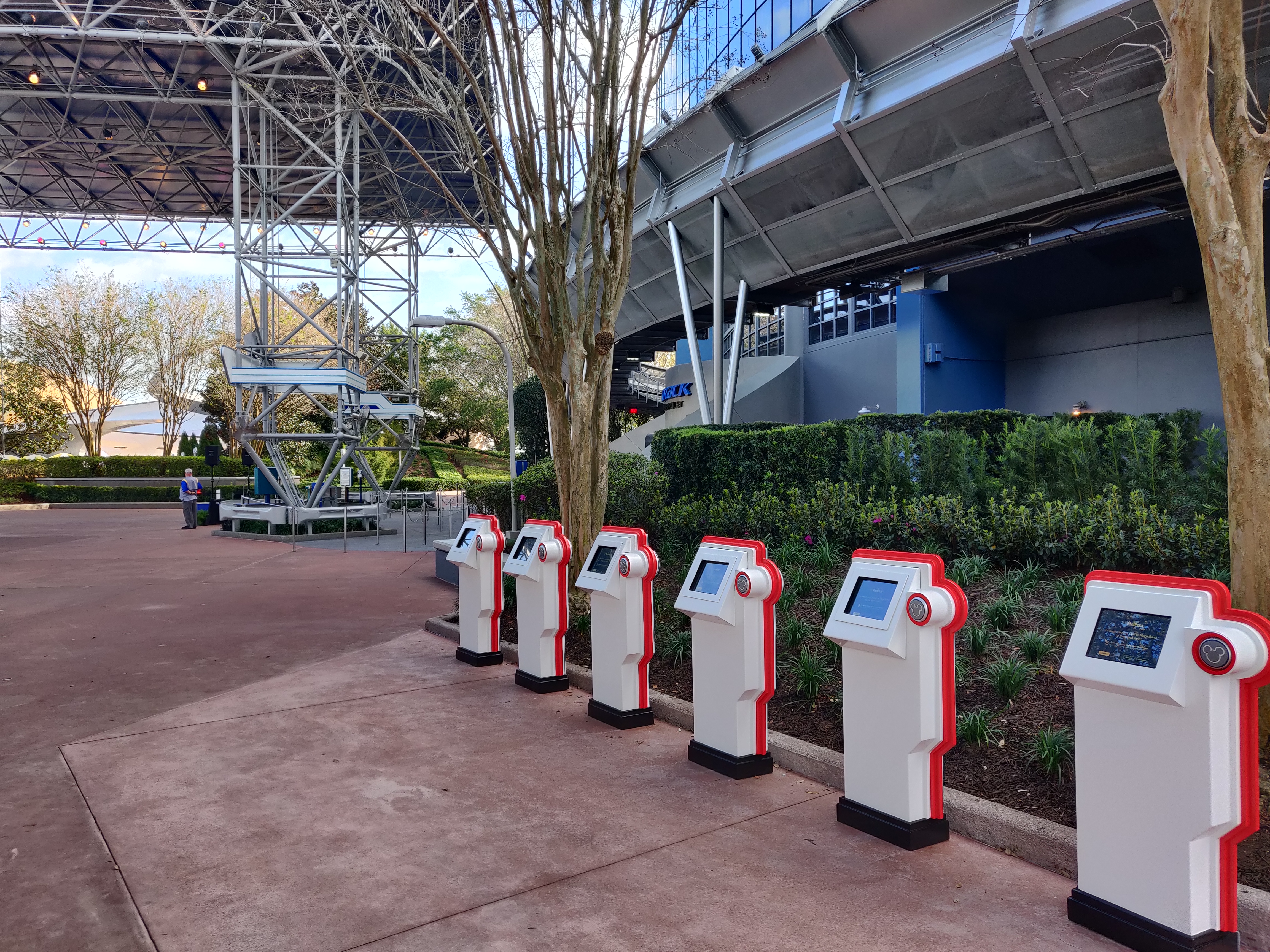 Test Track FastPass Kiosks