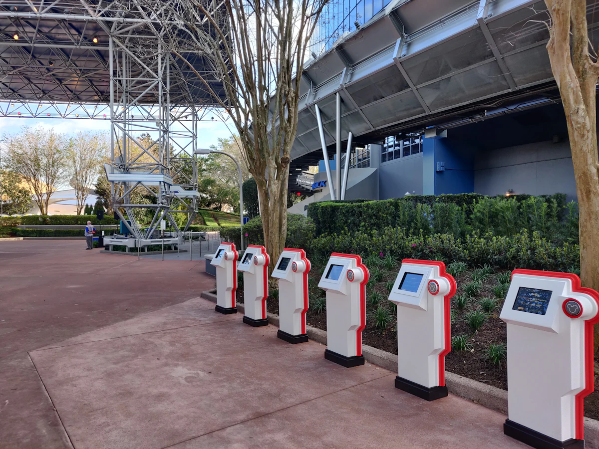 Test Track FastPass Kiosks