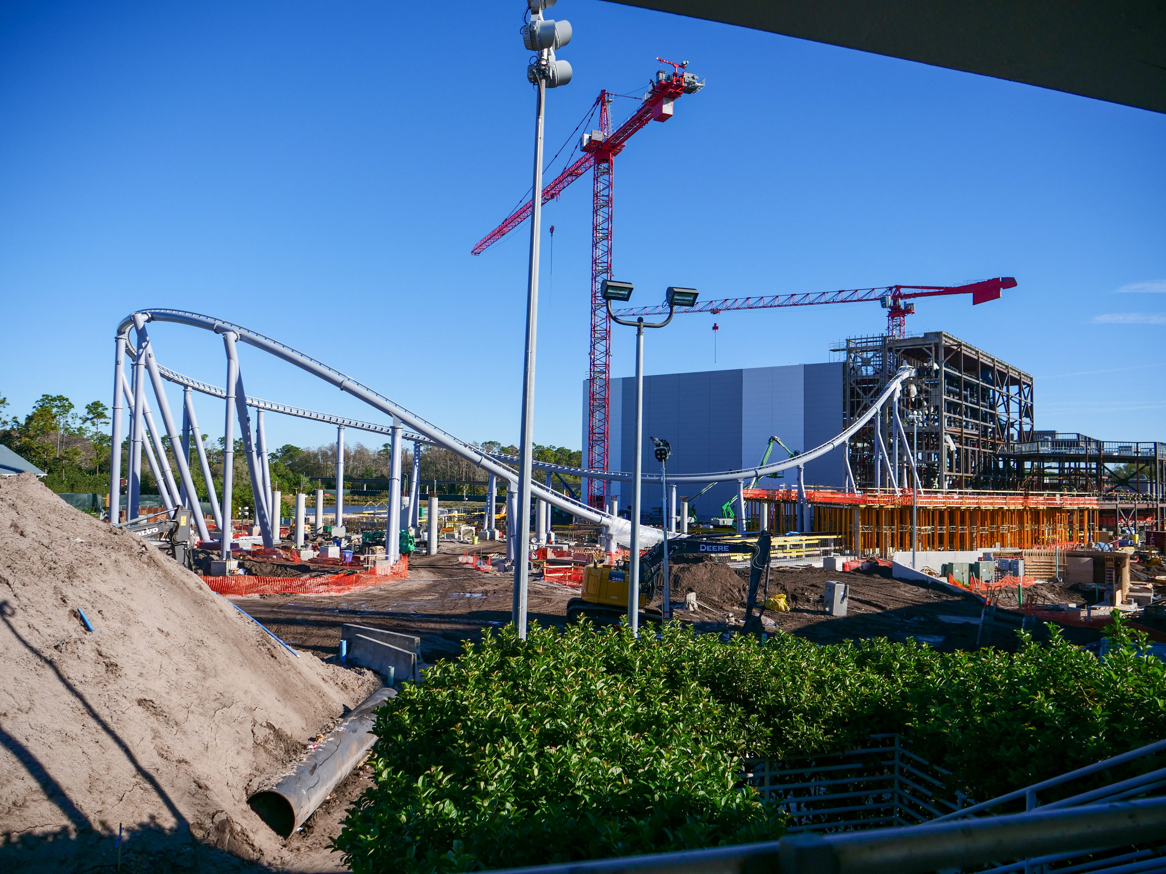 TRON Lightcycle Run Construction