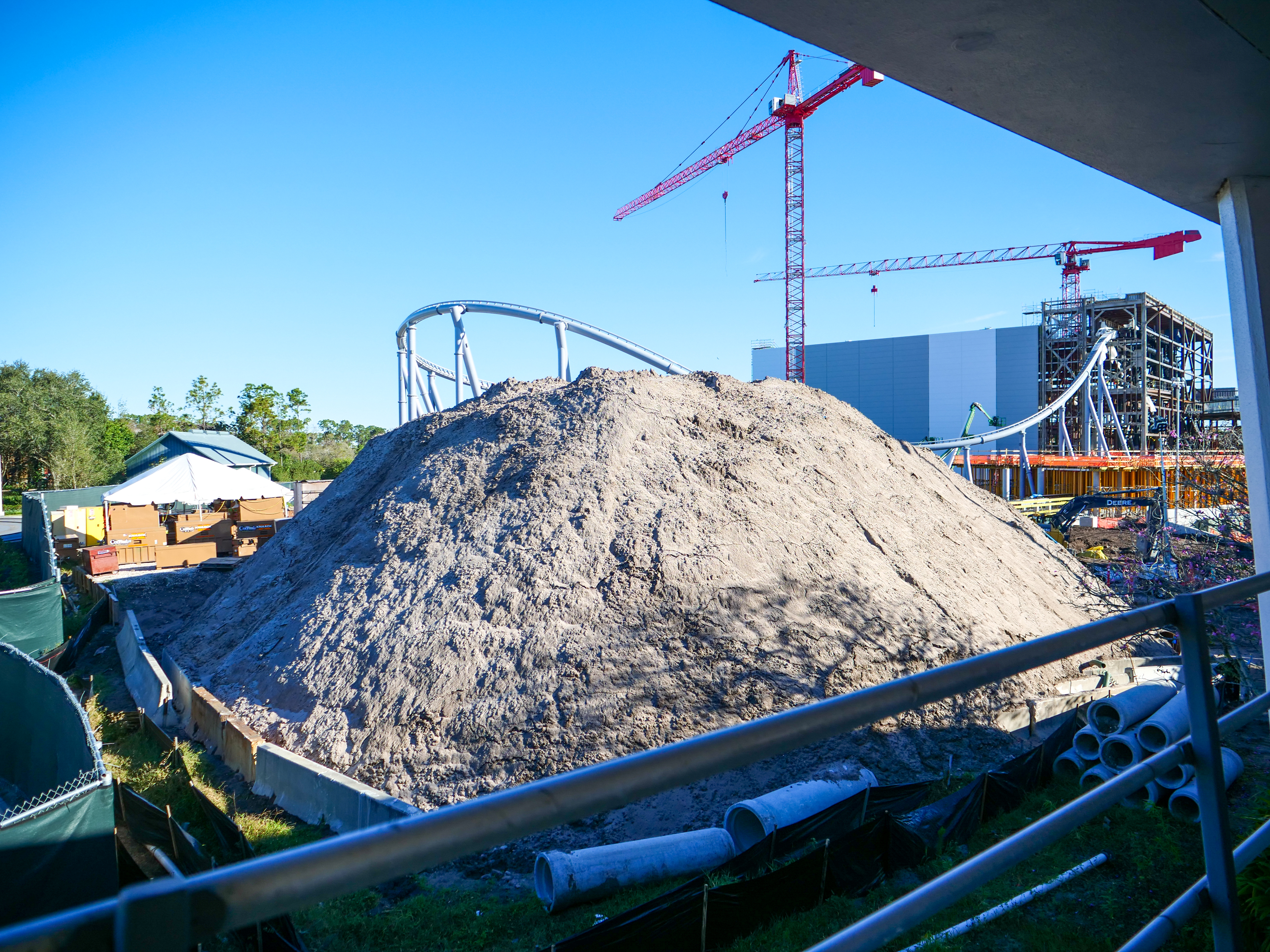 TRON Lightcycle Run Construction