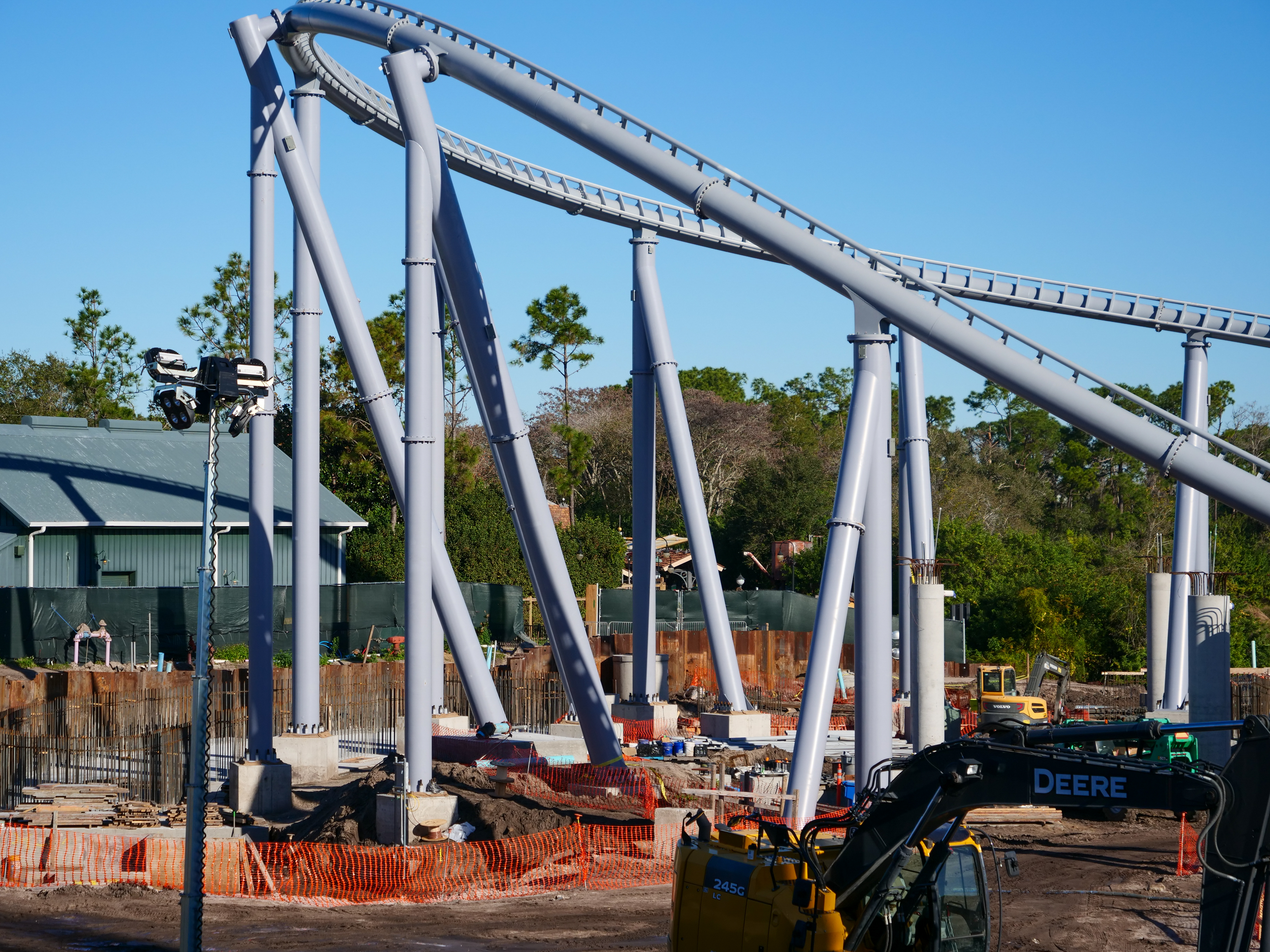 TRON Lightcycle Run Construction