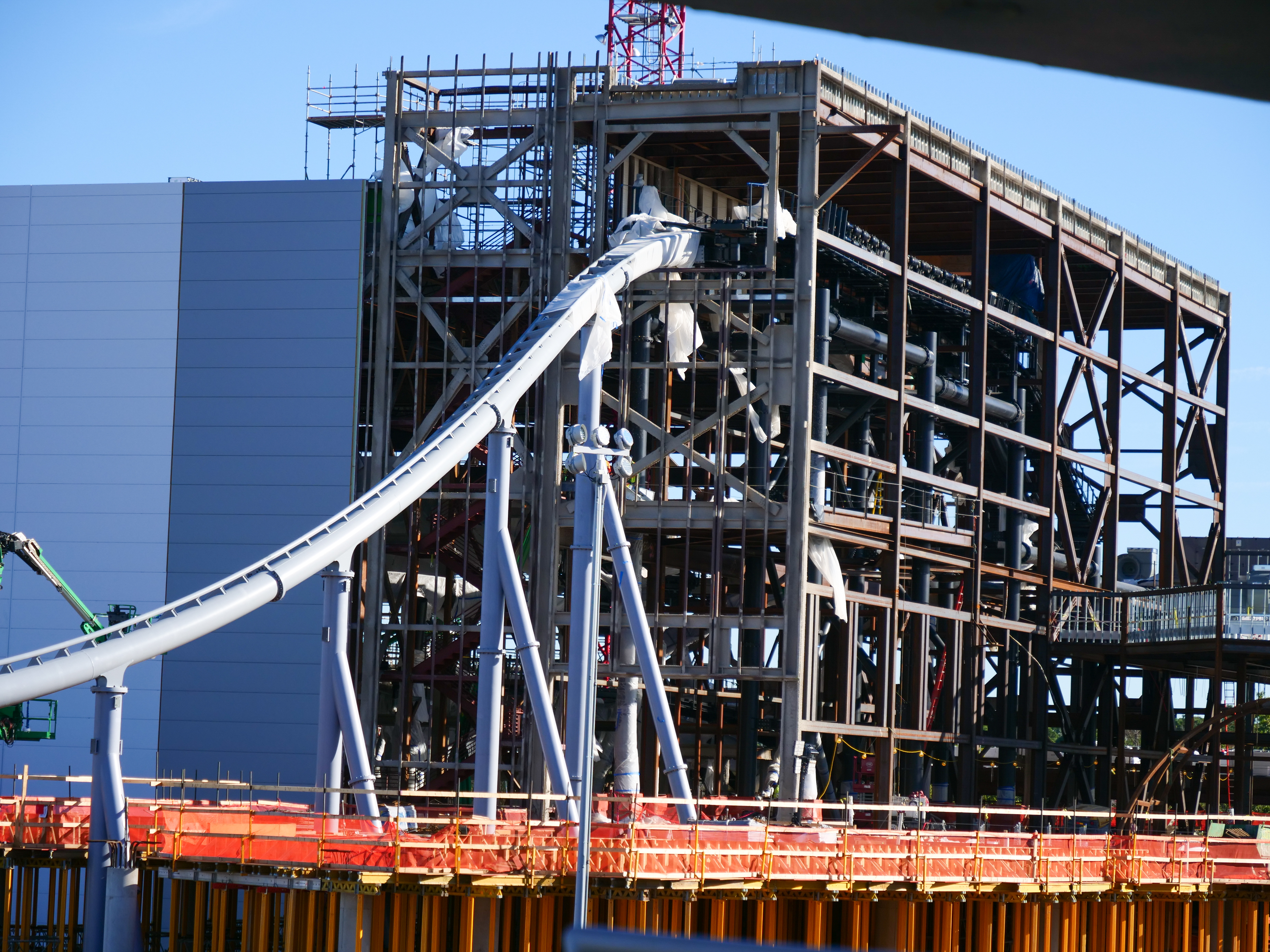 TRON Lightcycle Run Construction