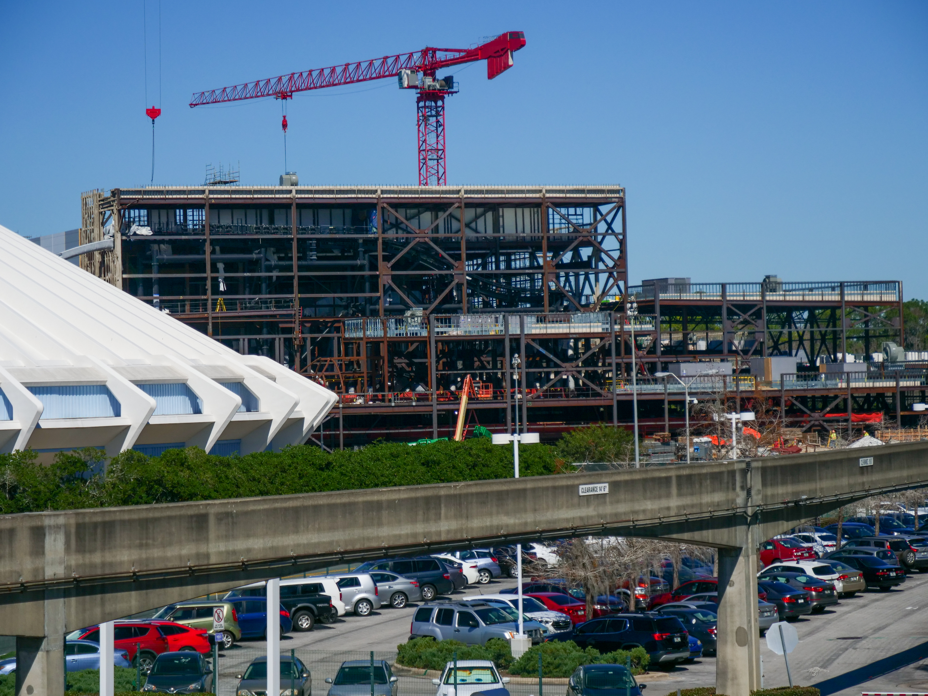 TRON Lightcycle Run Construction