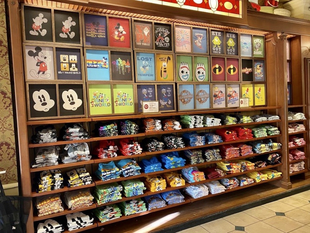 Emporium t shirt wall